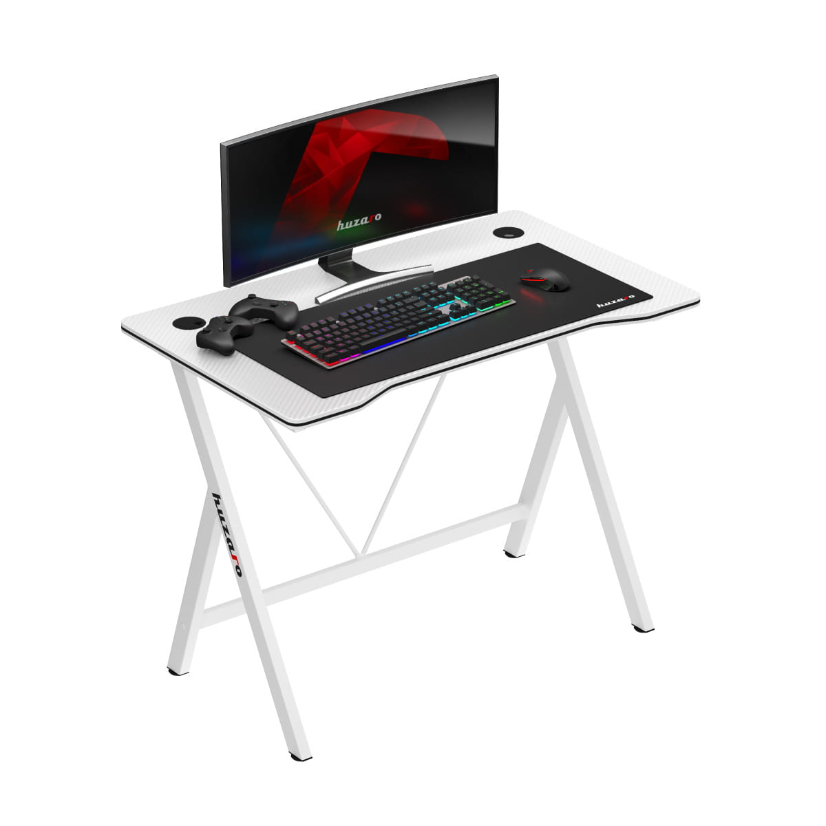 Escritorio para videojuegos Huzaro Hero 1.4 Blanco 100 cm