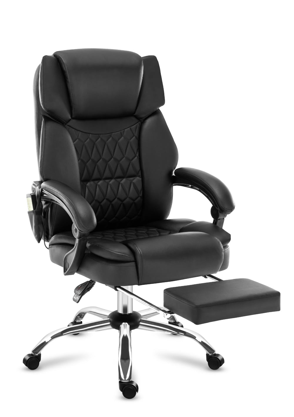Sillón de oficina con función de masaje y reposapiés Mark Adler Boss 6.0