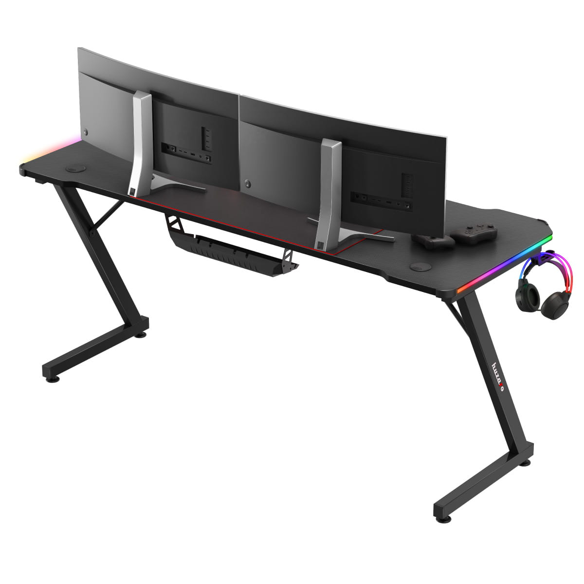 Escritorio para videojuegos Huzaro Hero 4.8 RGB de 160 cm