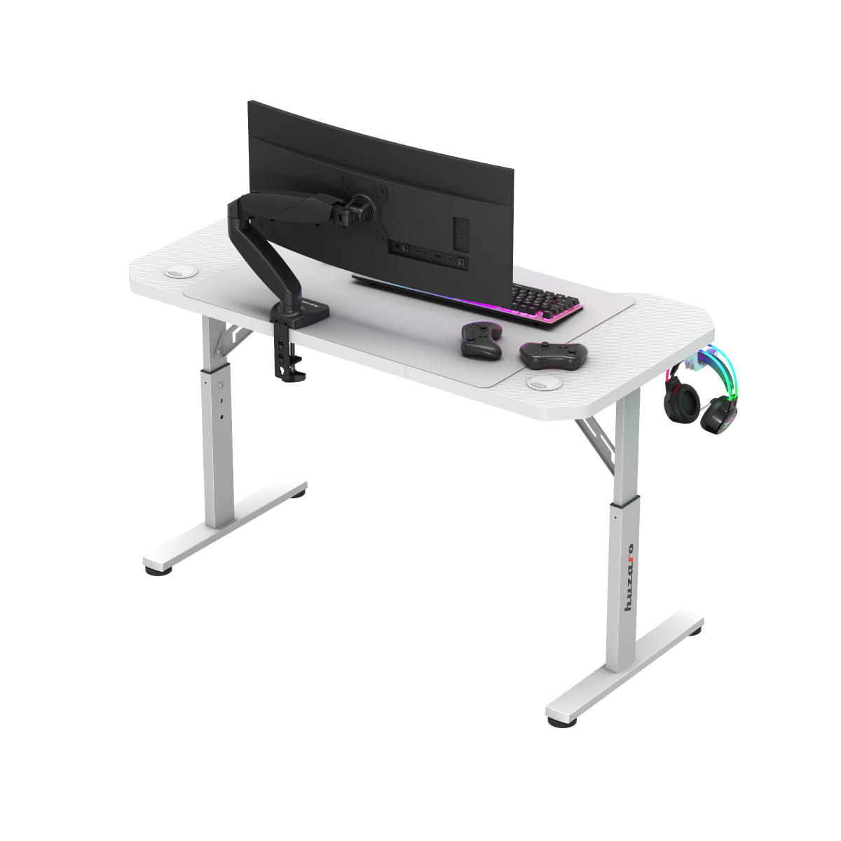 Escritorio para videojuegos Huzaro Hero 2.6 Blanco 120 cm