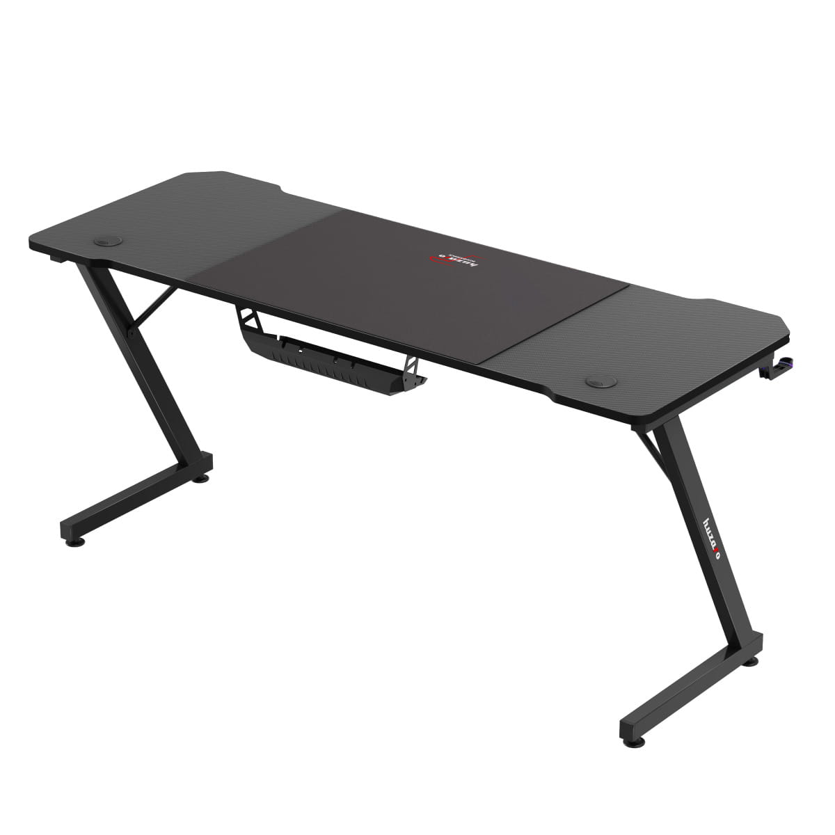 Escritorio para videojuegos Huzaro Hero 4.8 Black de 160 cm