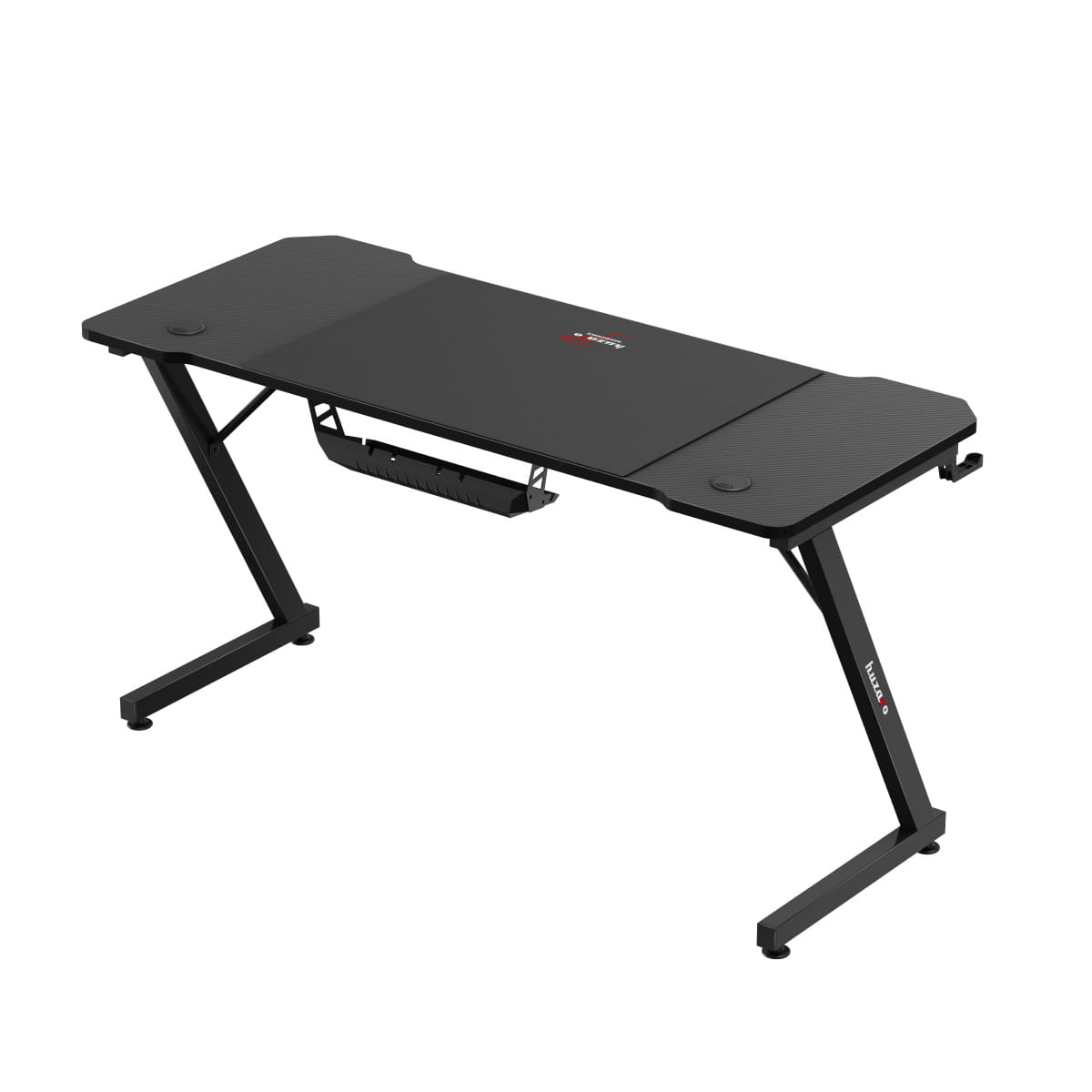 Escritorio para videojuegos Huzaro Hero 3.3 Black de 140 cm