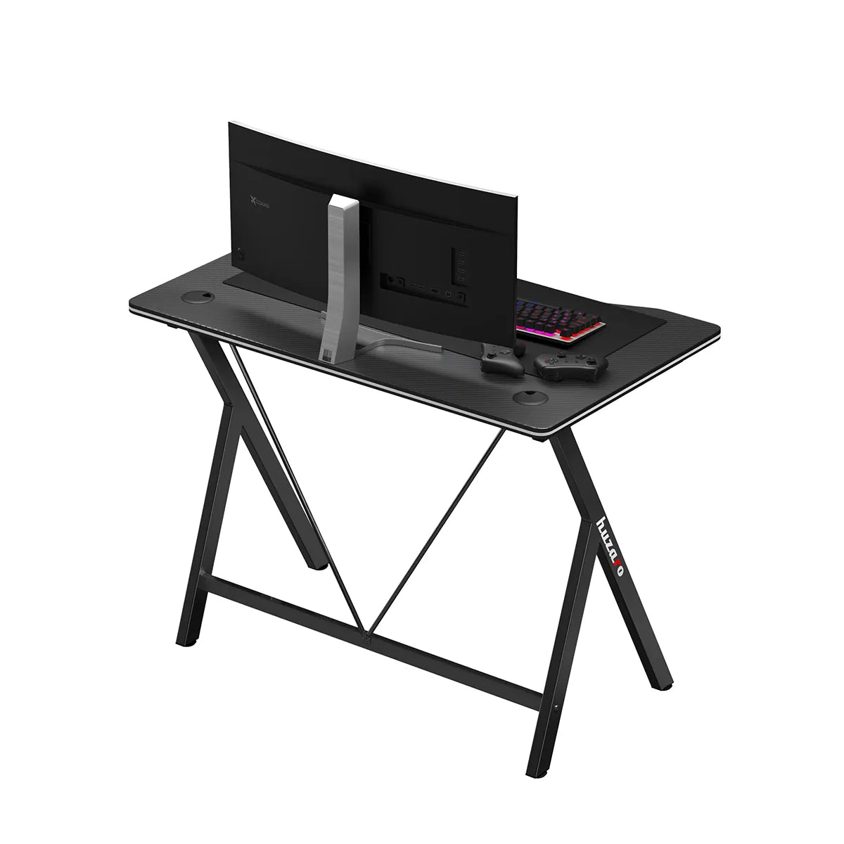 Escritorio para videojuegos Huzaro Hero 1.4 Black de 100 cm