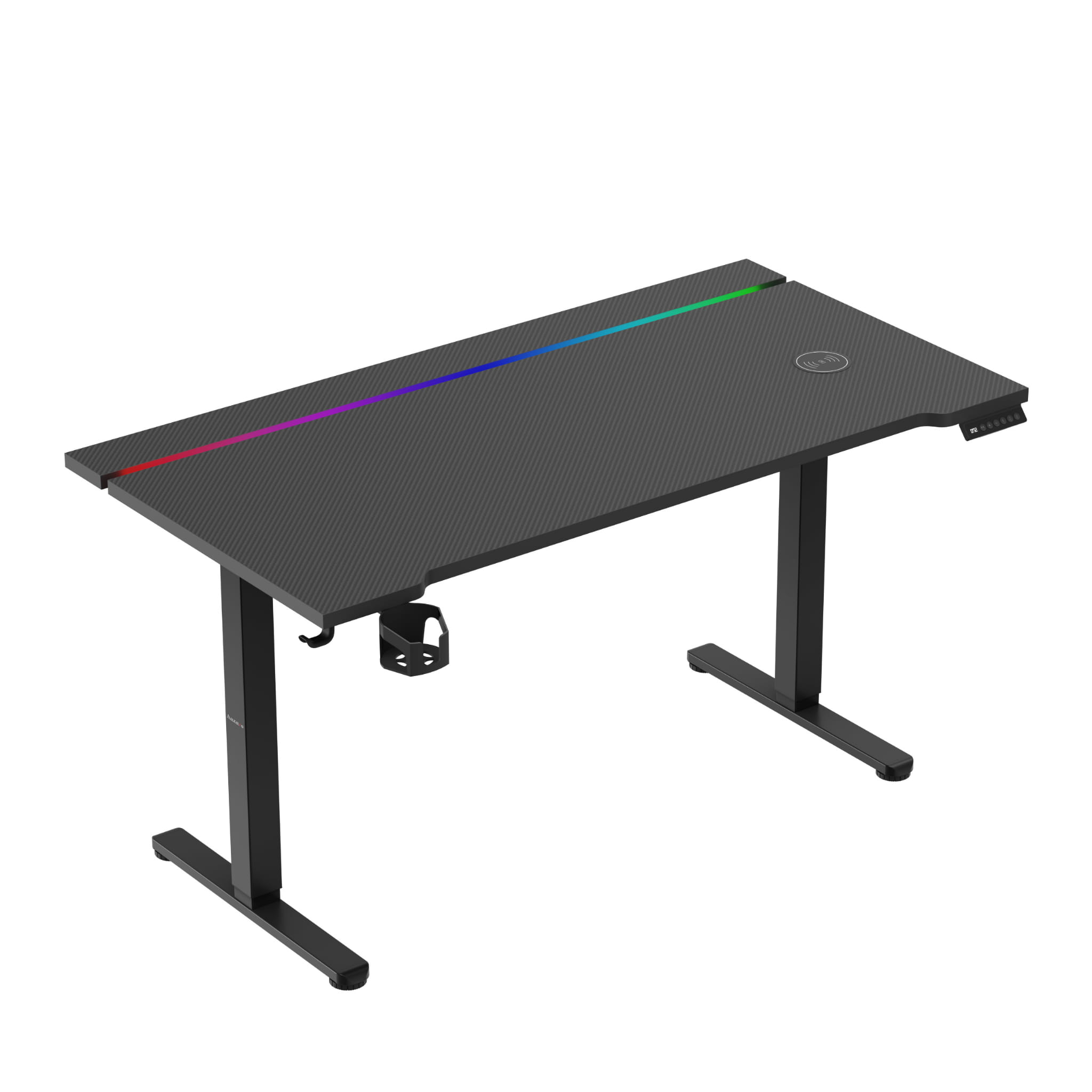 Escritorio eléctrico Huzaro Hero 8.7 RGB LED de 140 cm