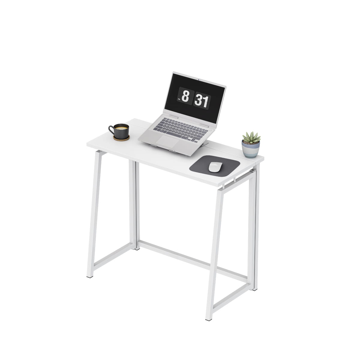 Escritorio plegable Mark Adler Leader 1.5 White de 80 cm