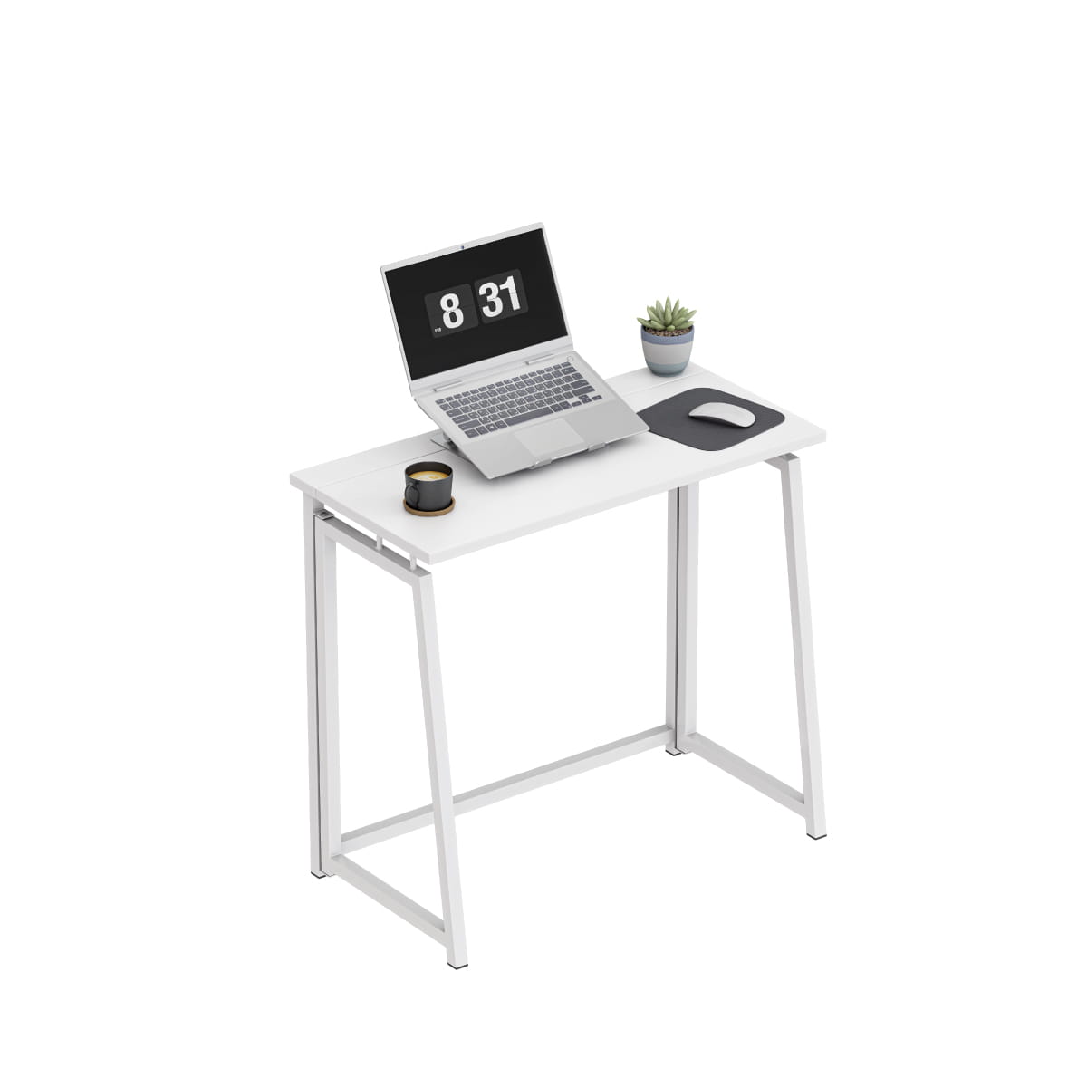 Escritorio plegable Mark Adler Leader 1.5 White de 80 cm