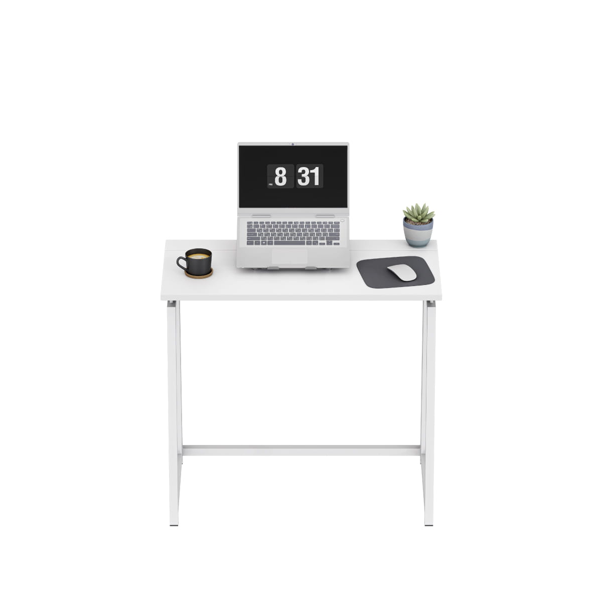 Escritorio plegable Mark Adler Leader 1.5 White de 80 cm