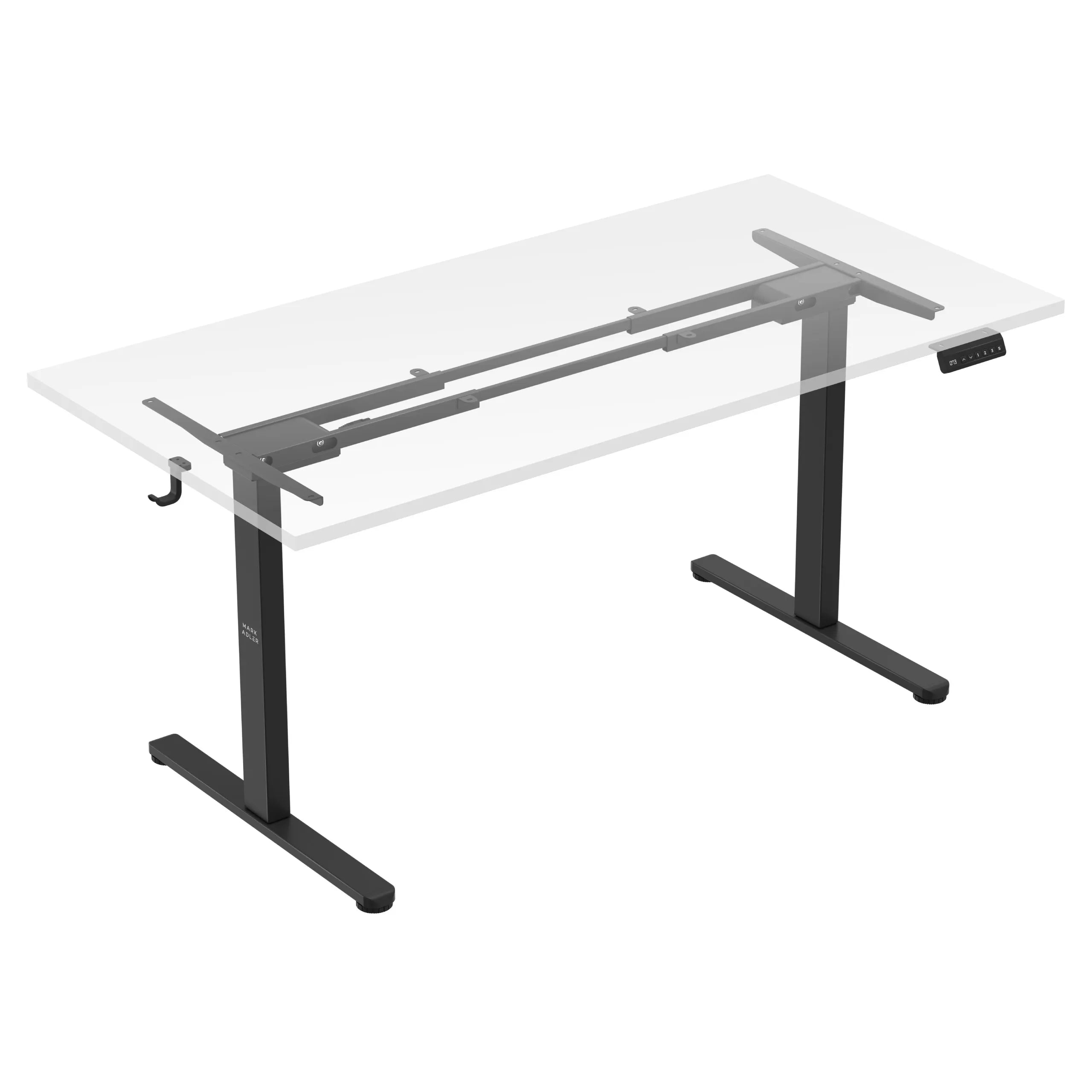 Estructura de escritorio eléctrica con dos motores Mark Adler Xeno 4.5 Black