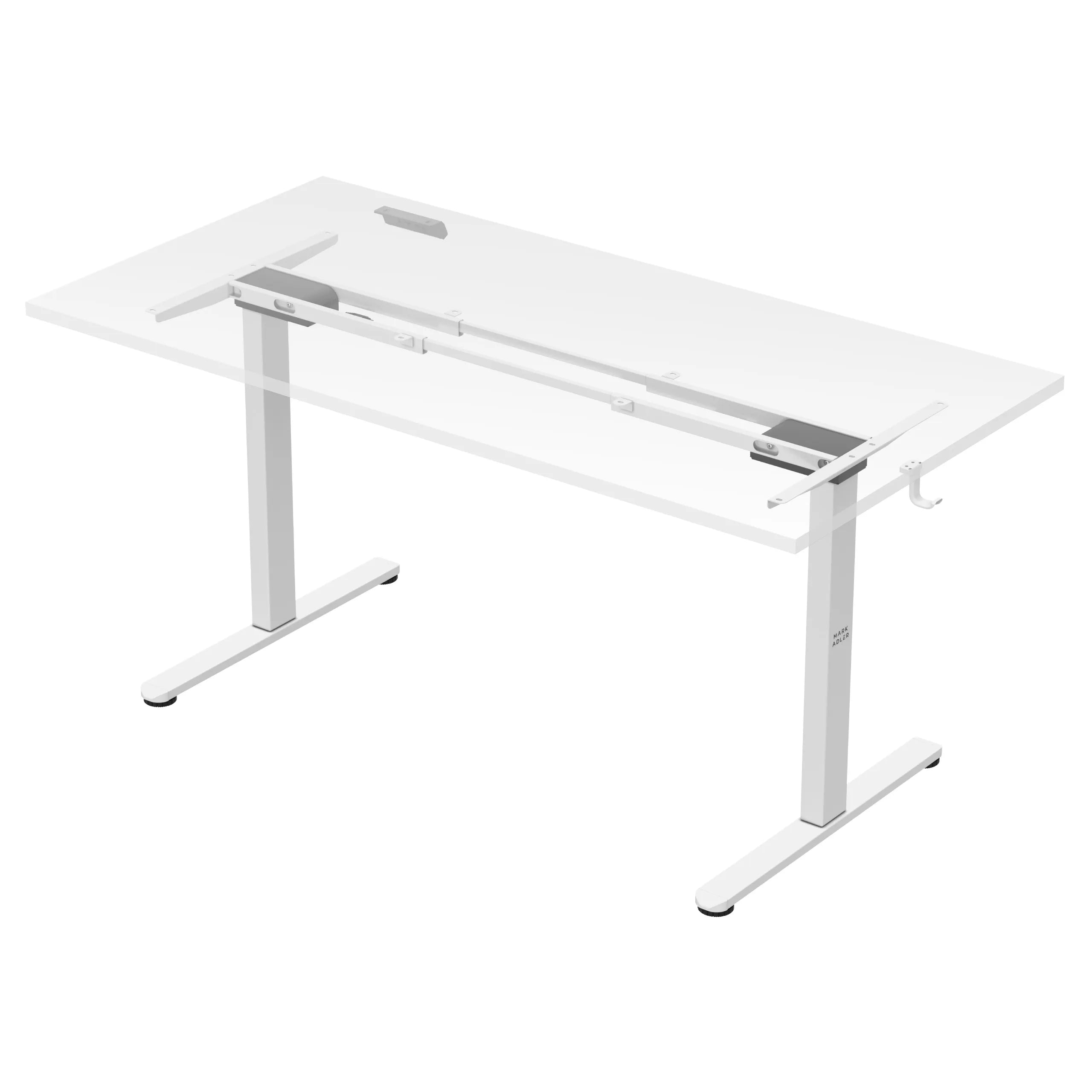 Estructura de escritorio eléctrica con dos motores Mark Adler Xeno 4.5 White