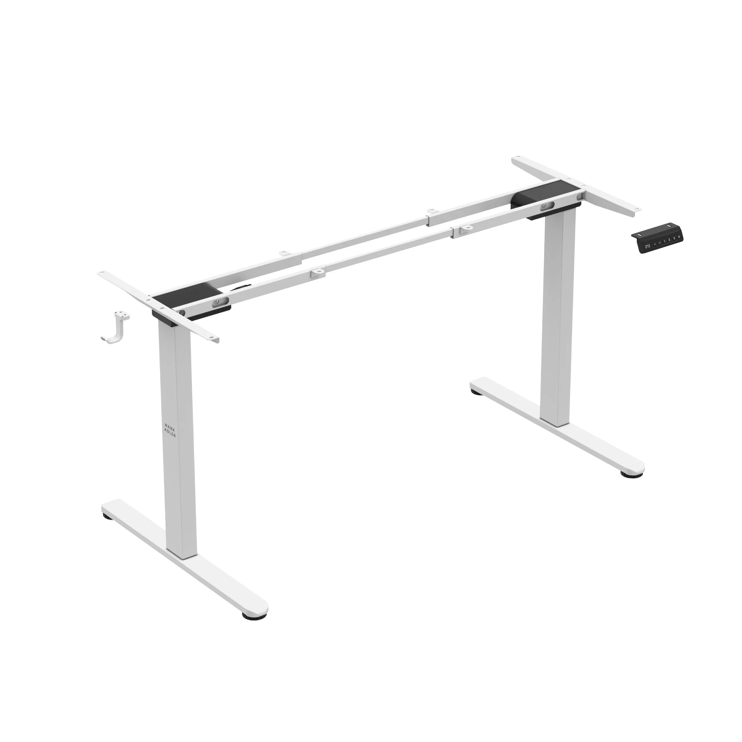 Estructura de escritorio eléctrica con dos motores Mark Adler Xeno 4.5 White