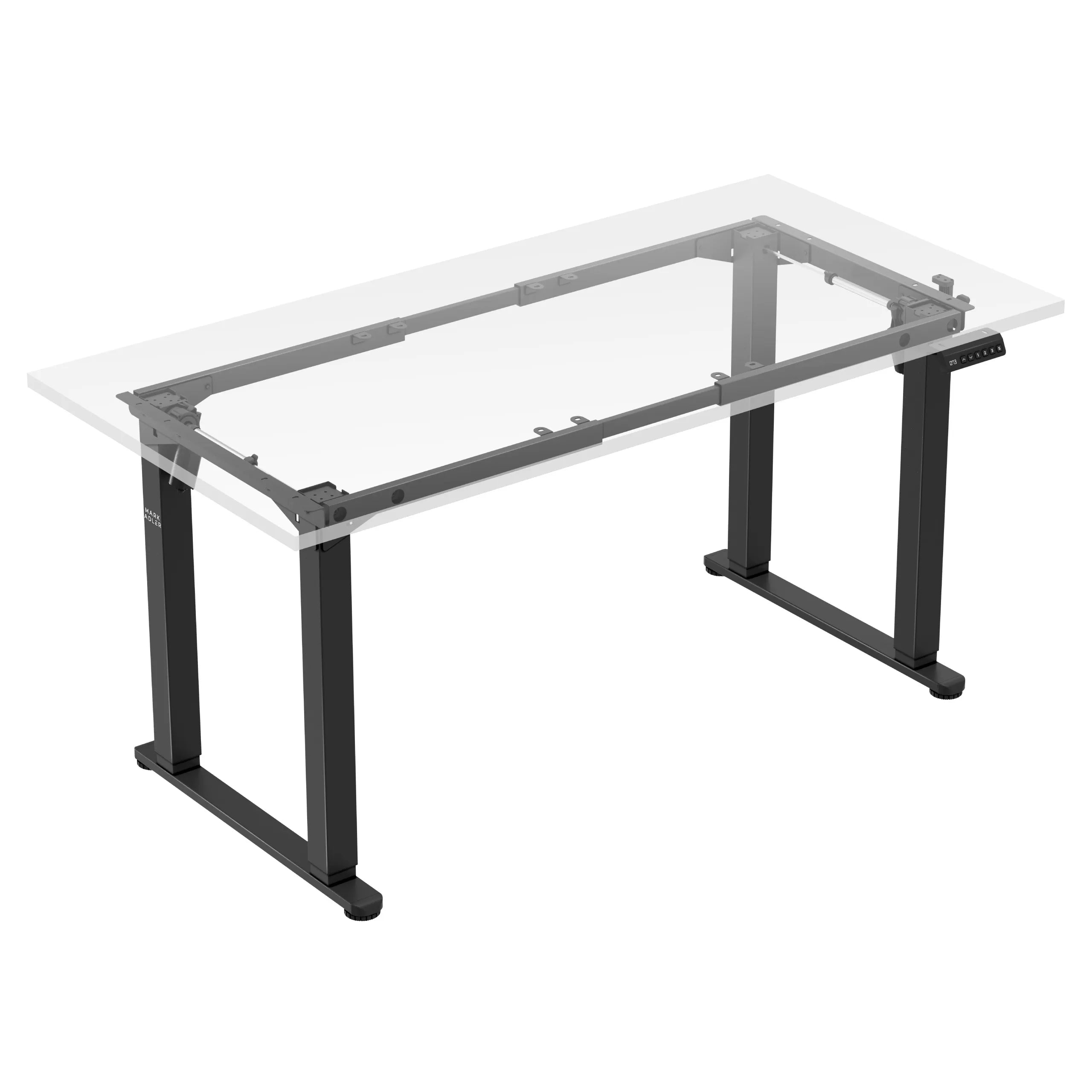 Estructura de escritorio eléctrica con dos motores Mark Adler Xeno 5.0 Black