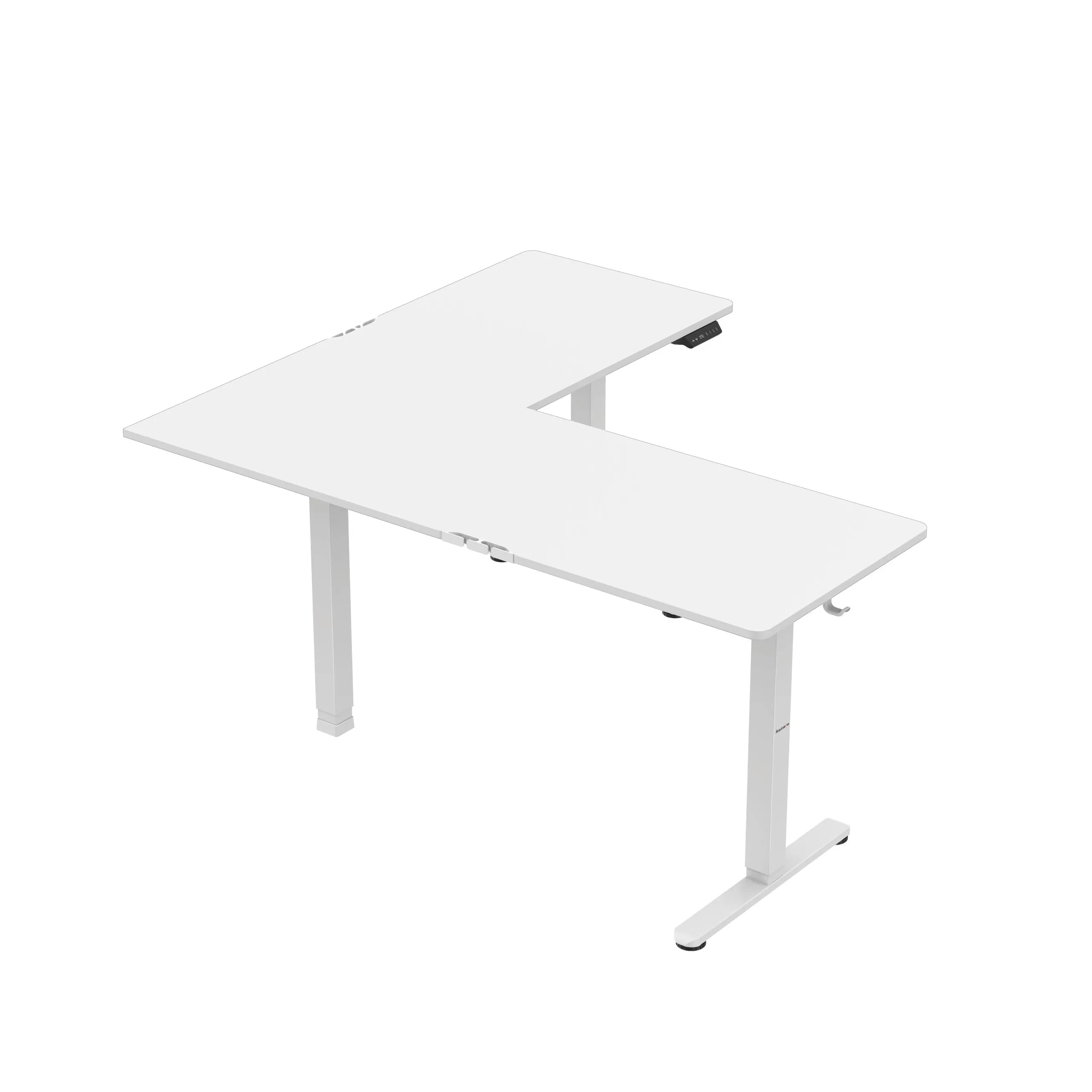 Escritorio esquinero eléctrico Huzaro Hero 9.5 White de 160 cm