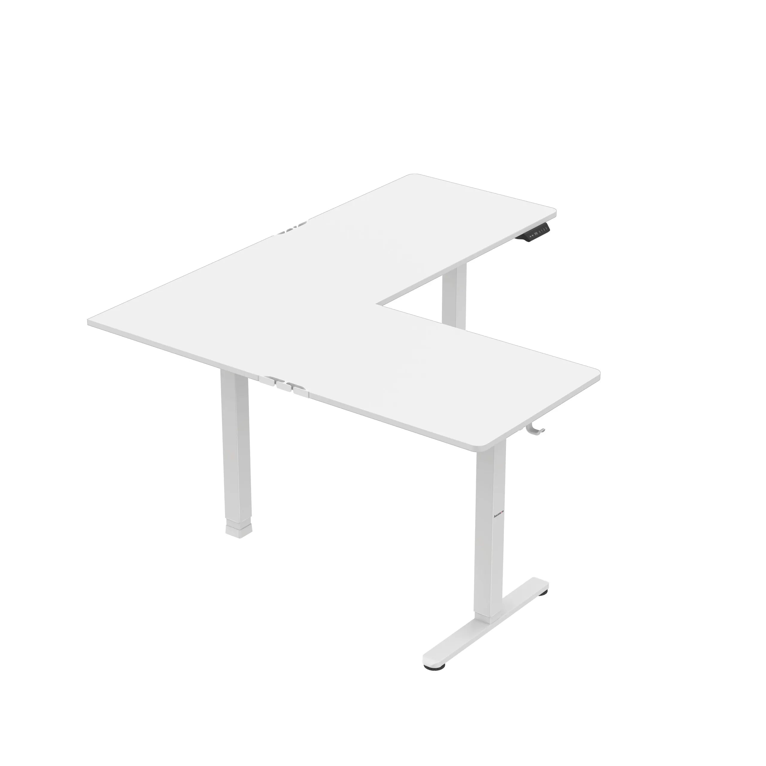 Escritorio esquinero eléctrico Huzaro Hero 9.5 White de 160 cm