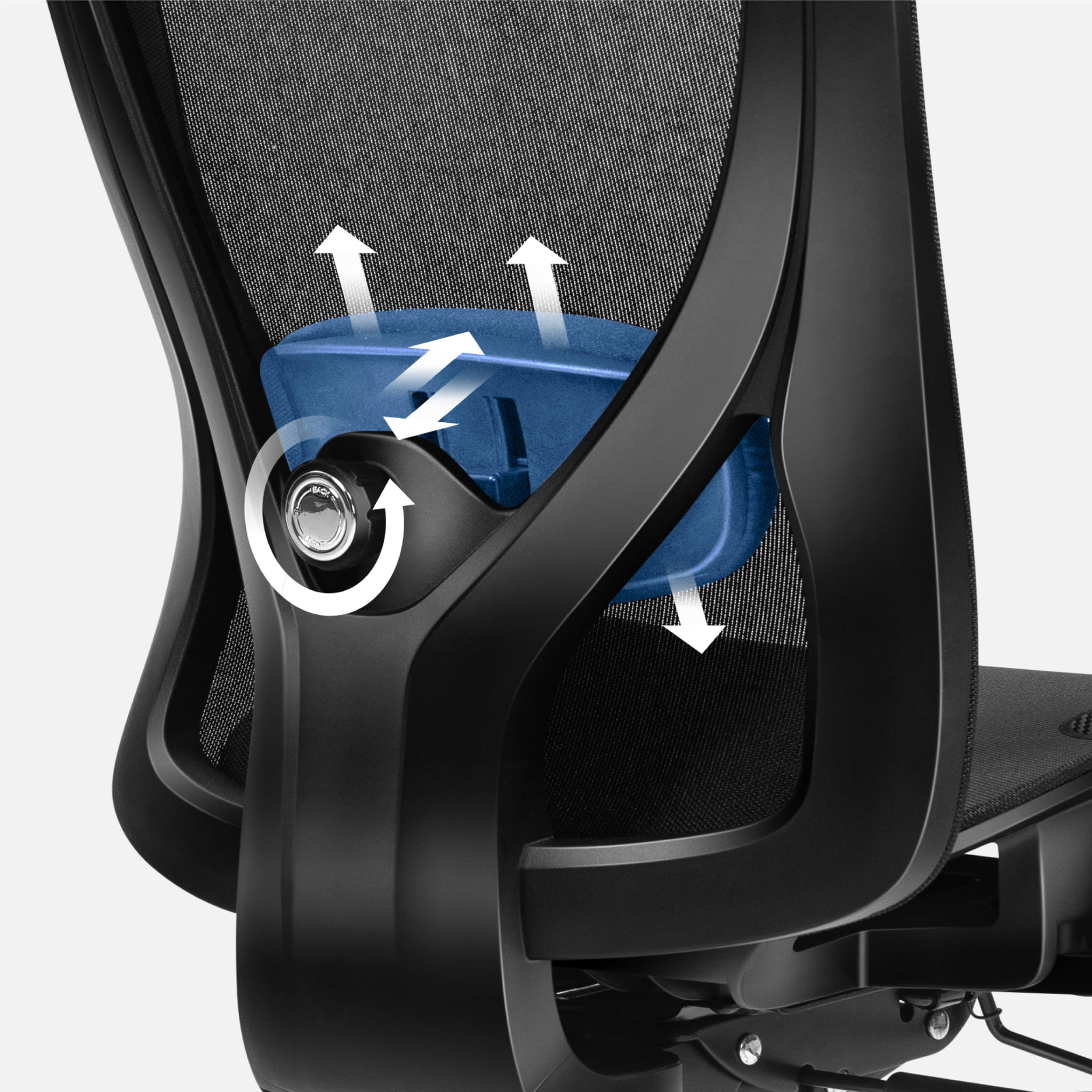 Sillón gaming Huzaro Combat 7.3 Black Mesh