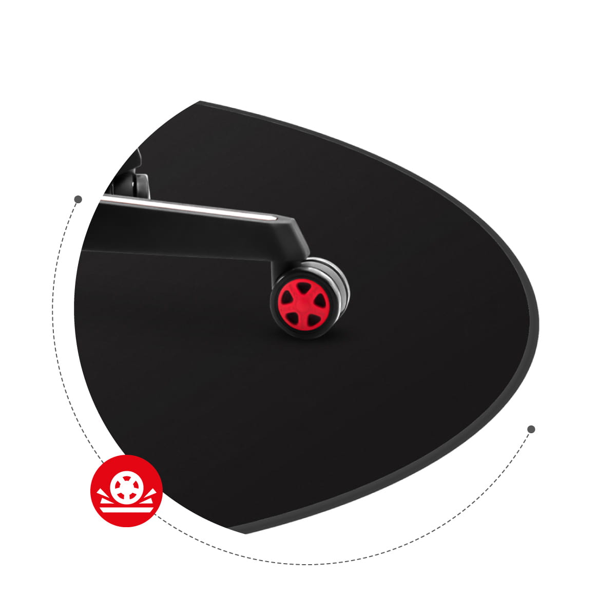 Alfombrilla para gaming para sillón Huzaro FloorMat 3.0