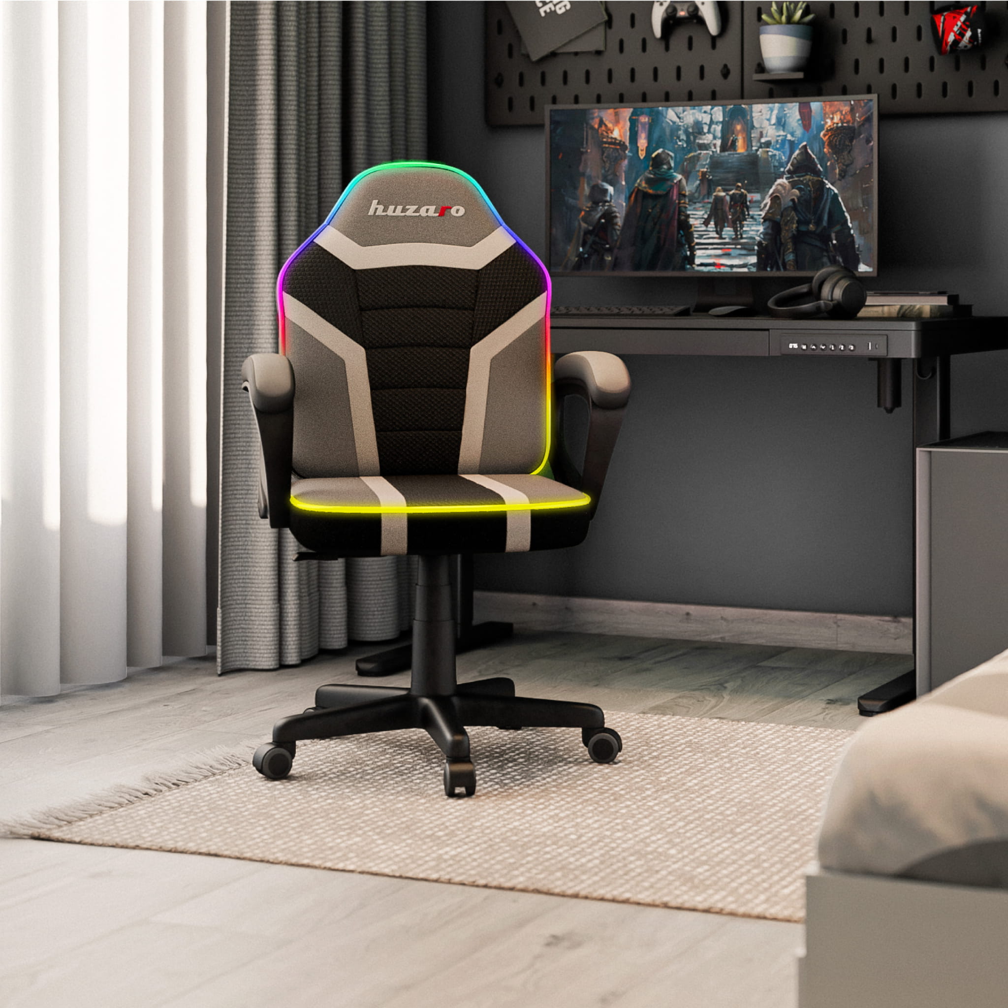 Sillón gaming para niños Huzaro Ranger 1.0 RGB