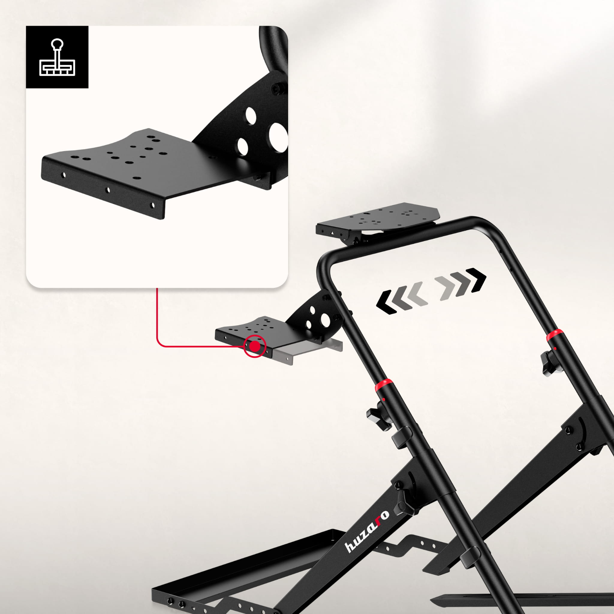 Soporte para manillar Huzaro Speed 4.0
