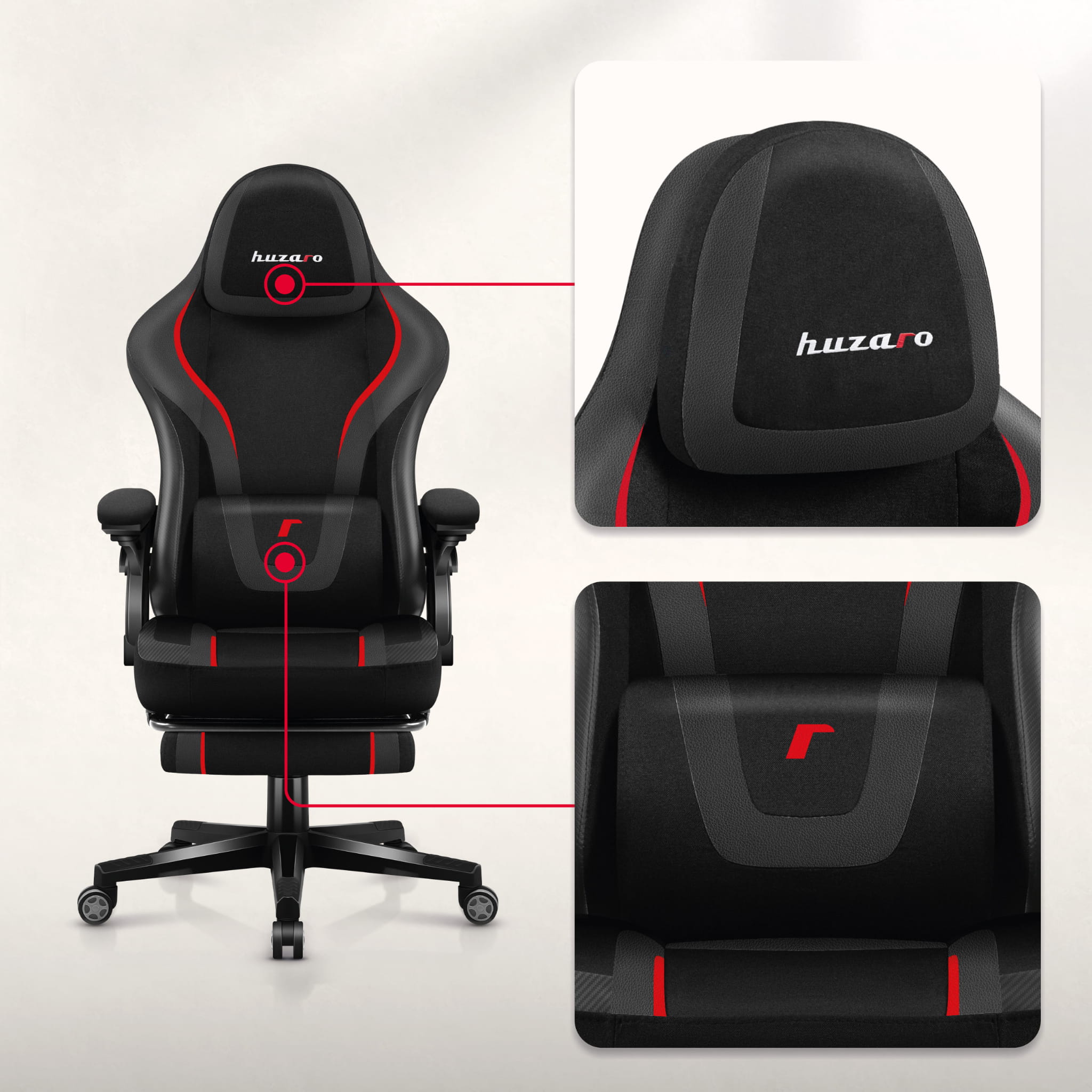 Sillón gaming Huzaro Force 4.6 Carbon