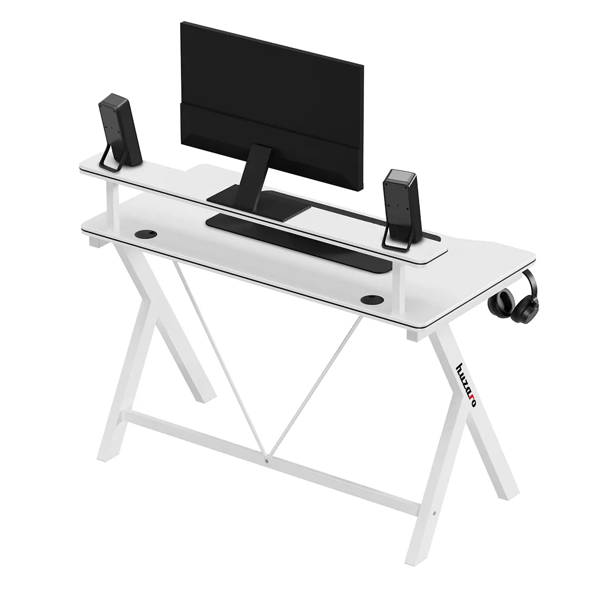 Escritorio para videojuegos de 120 cm Huzaro Hero 1.9 Blanco