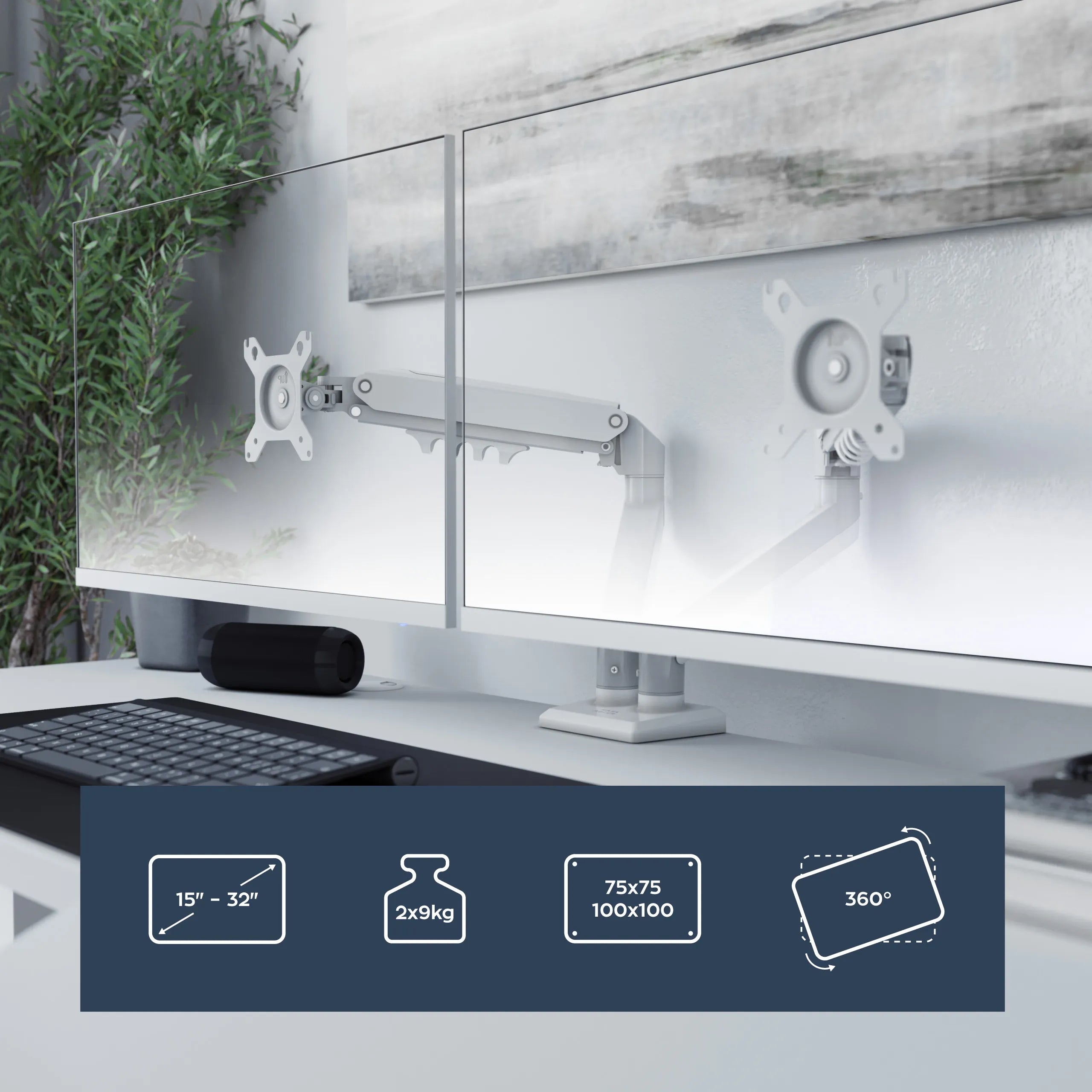 Soporte para dos monitores Mark Adler Flow 4.0