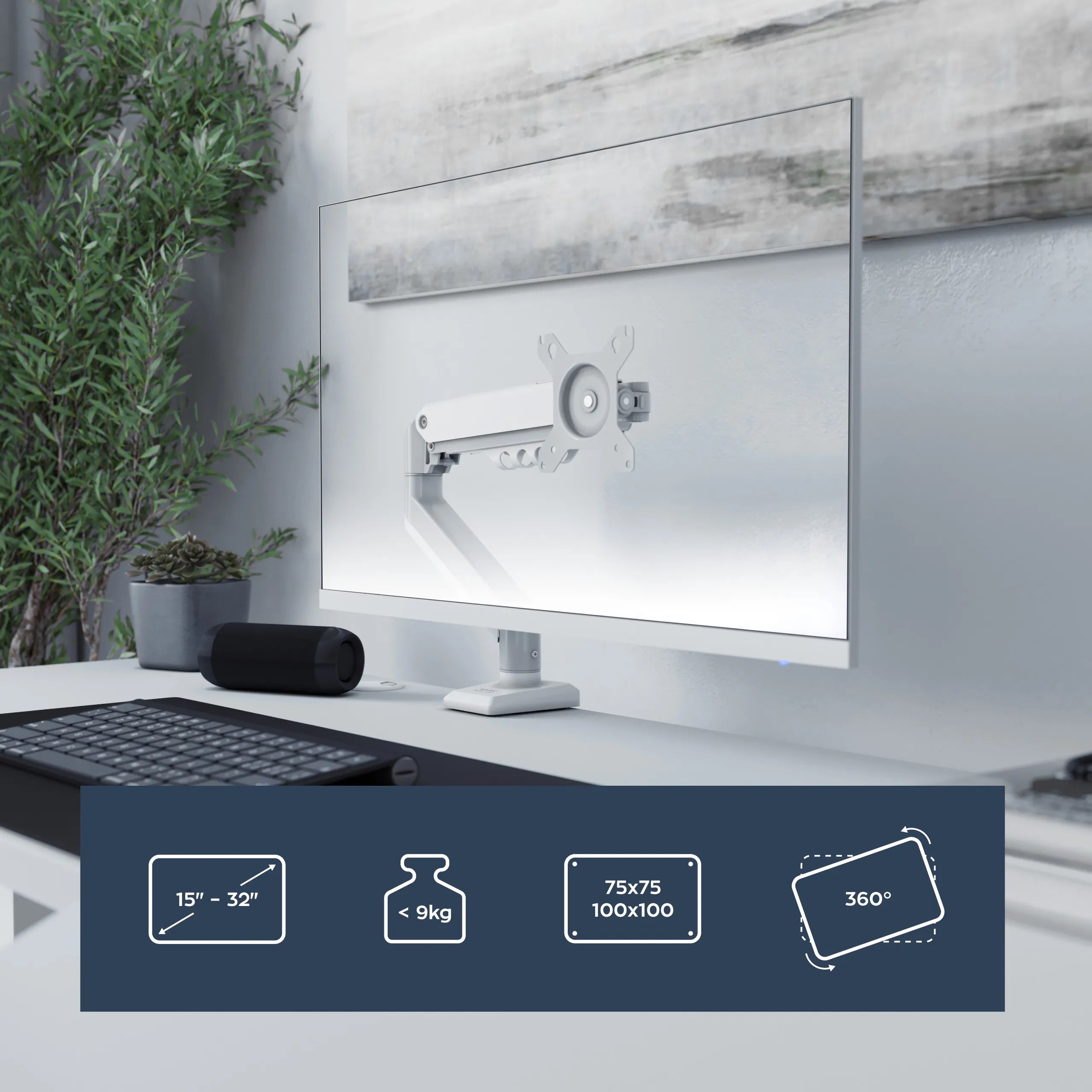 Soporte de escritorio para monitor Mark Adler Flow 2.0