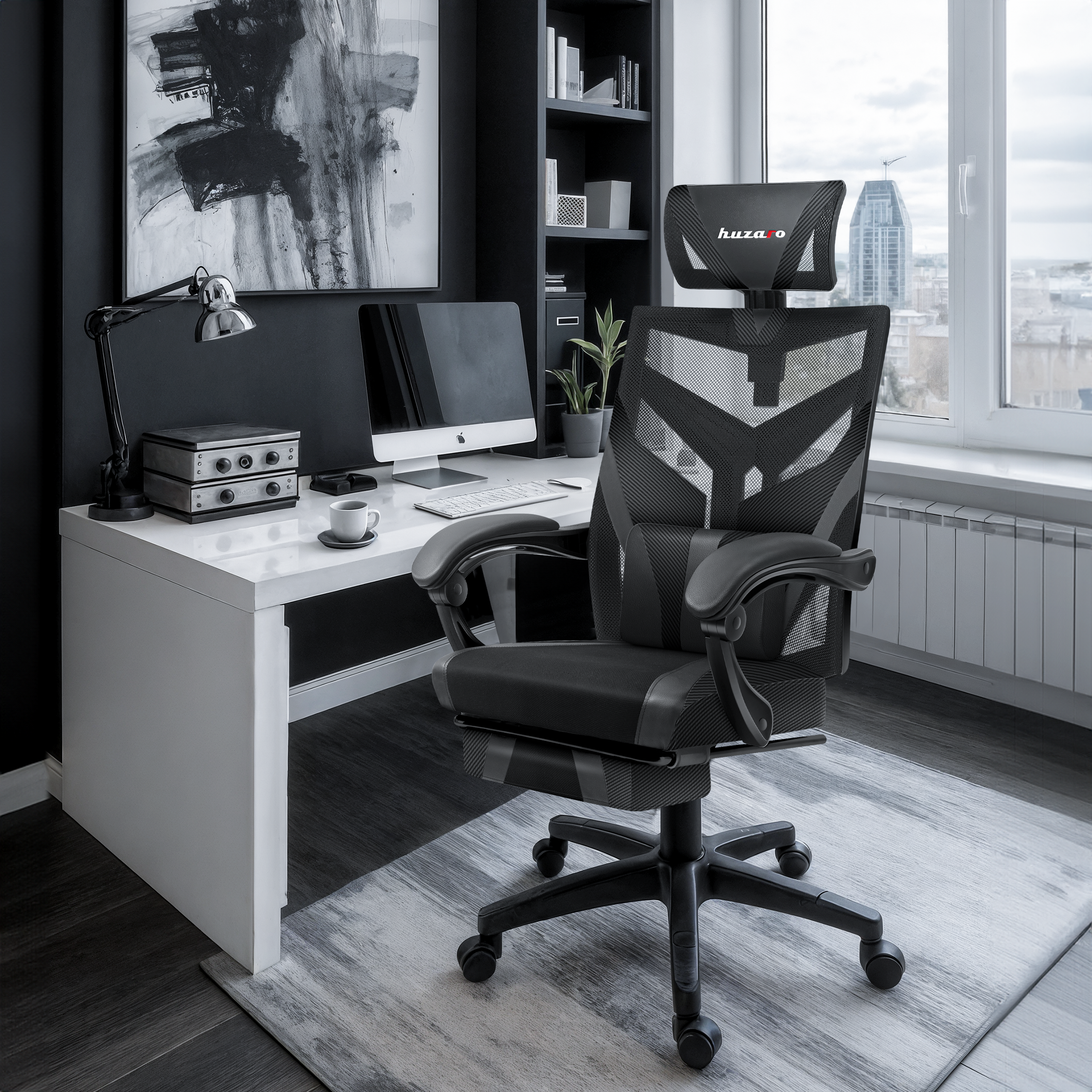 Sillón gaming HUZARO COMBAT 5.0 Negro