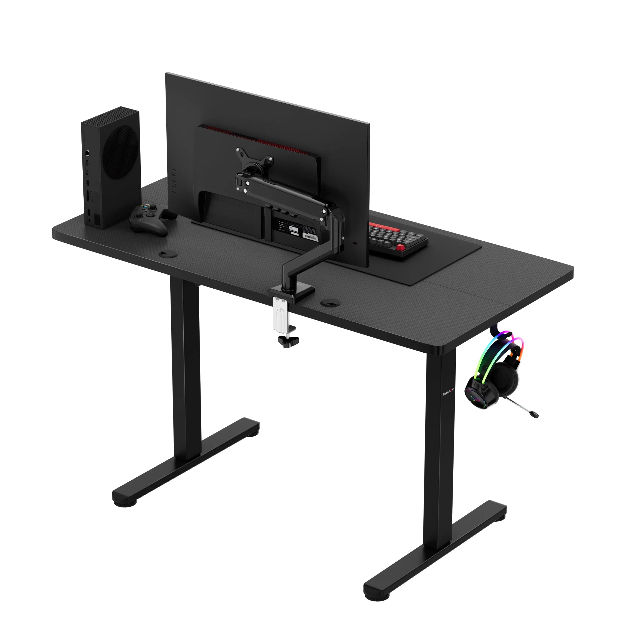Escritorio eléctrico para gaming Huzaro Hero 8.1 Black de 120 cm