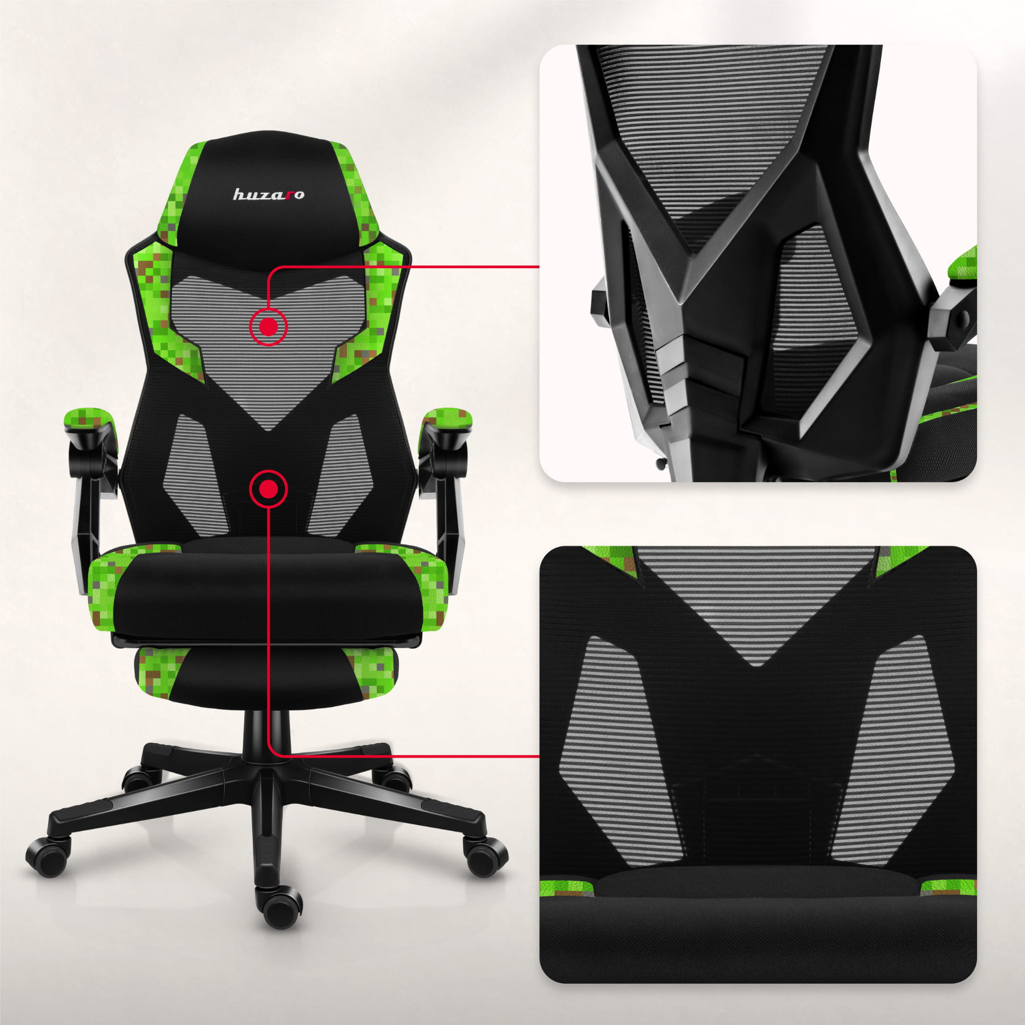 Sillón gaming Huzaro Combat 3.1 Pixel