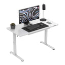 Escritorio eléctrico con tablero de cristal Mark Adler Leader 8.5 White