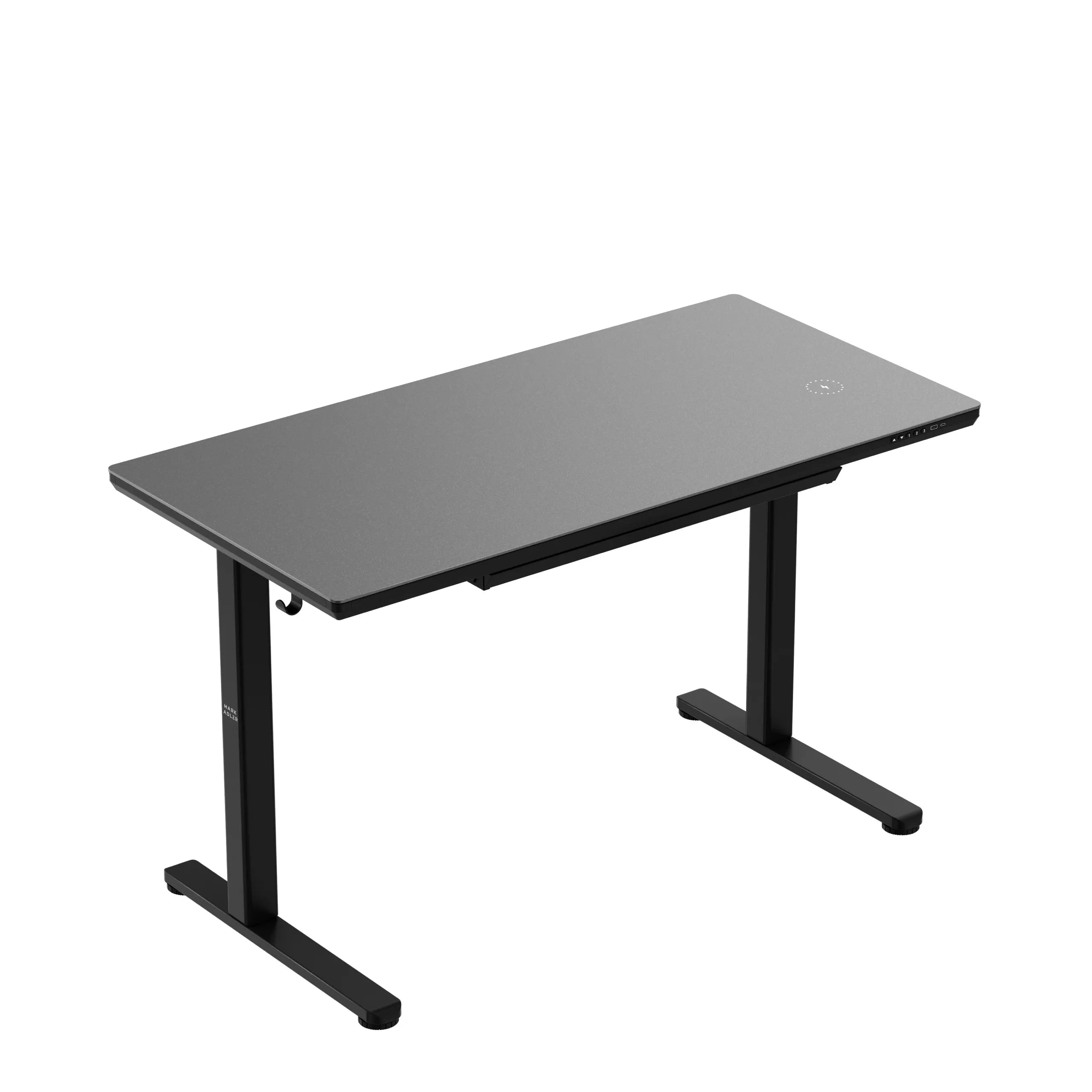 Escritorio eléctrico con tablero de cristal Mark Adler Leader 8.5 Black