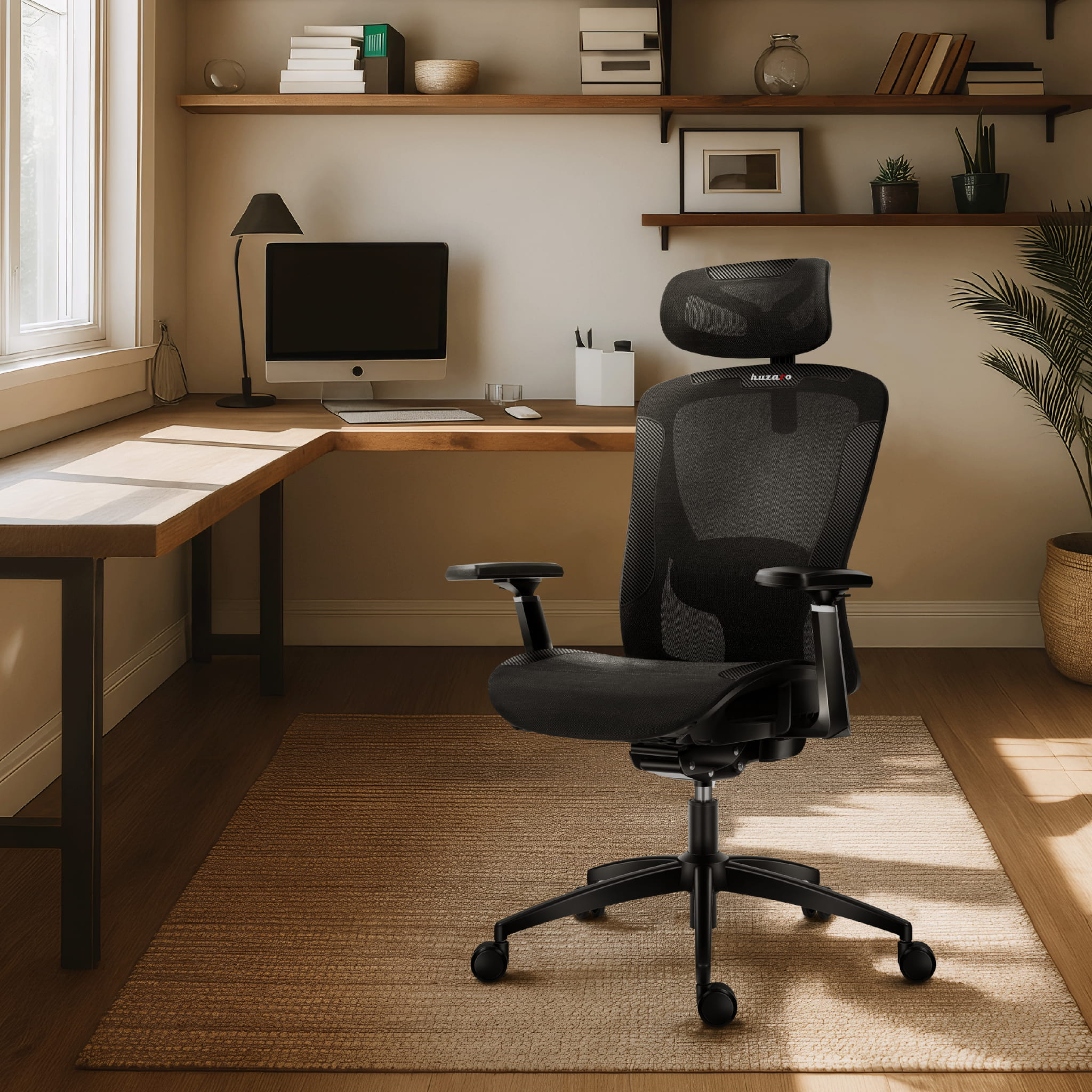 Sillón gaming Huzaro Combat 7.3 Black Mesh