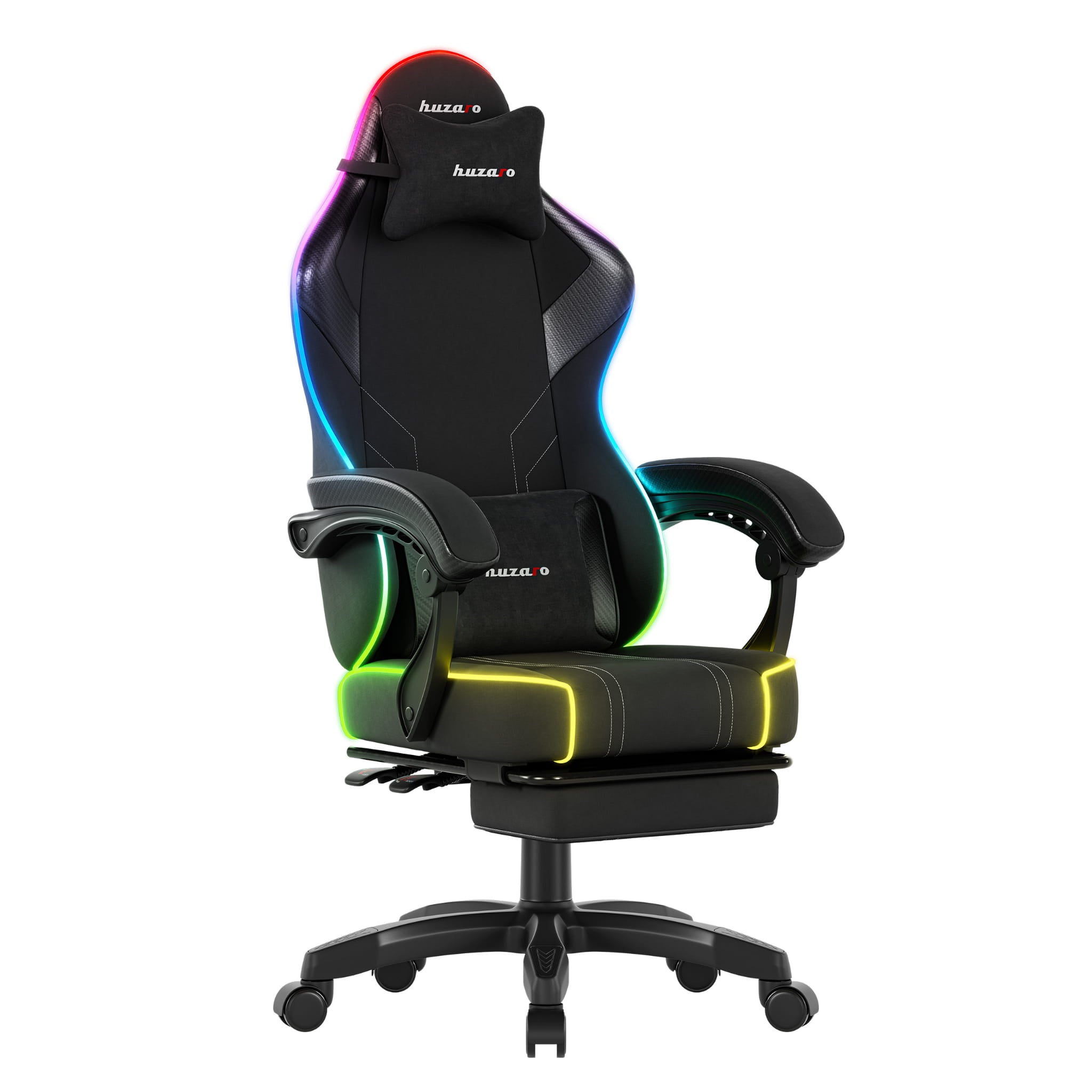 Sillón gaming Huzaro Force 3.7 RGB Negro