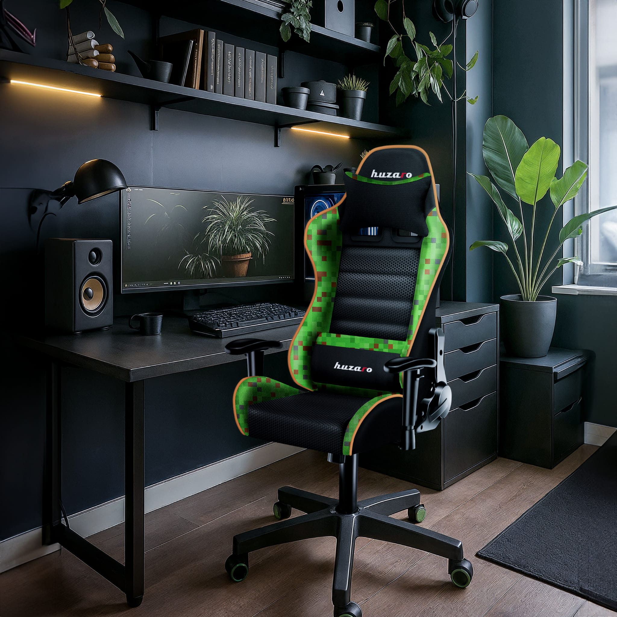 Sillón gaming para niños HUZARO RANGER 6.0 Pixel Mesh