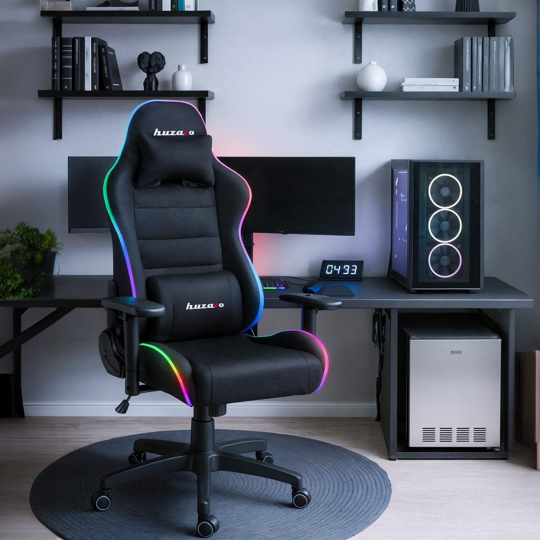 Sillón gaming para niños HUZARO RANGER 6.0 RGB Mesh