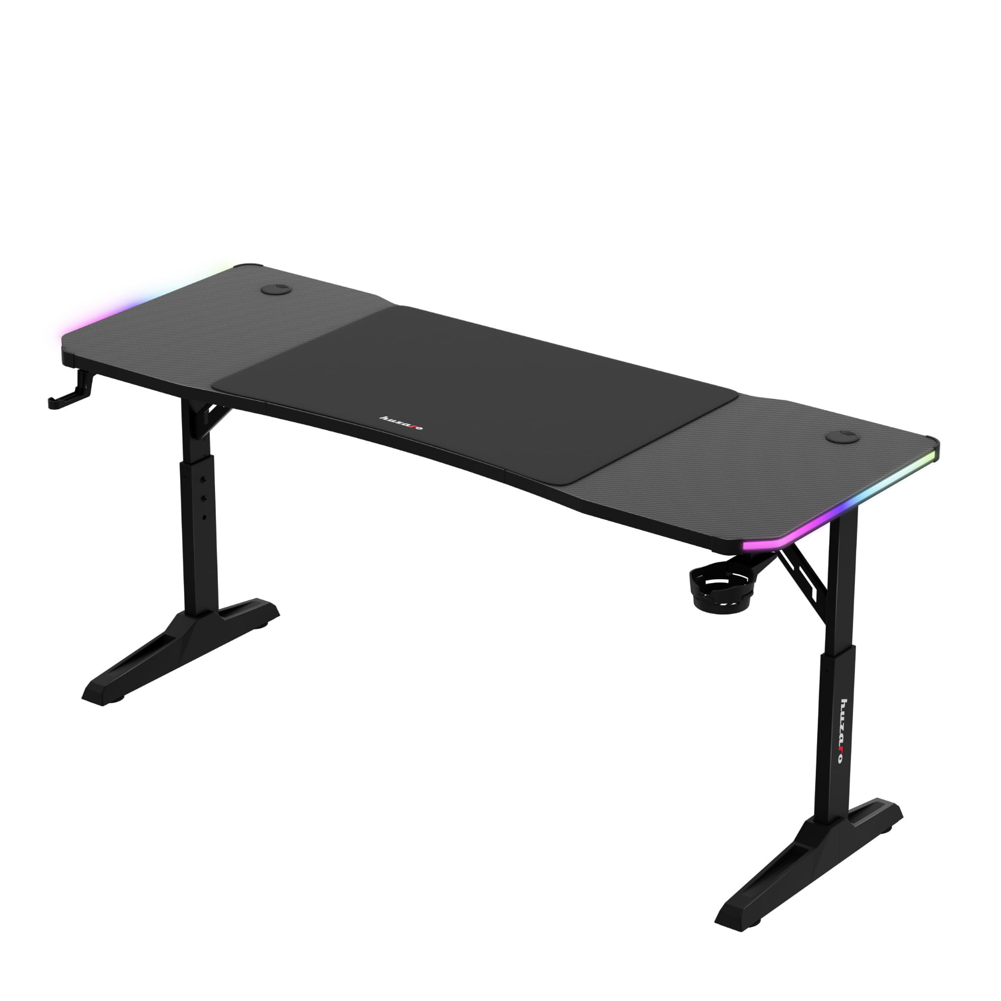 Escritorio para videojuegos Led Huzaro Hero 4.6 RGB Negro 160 cm