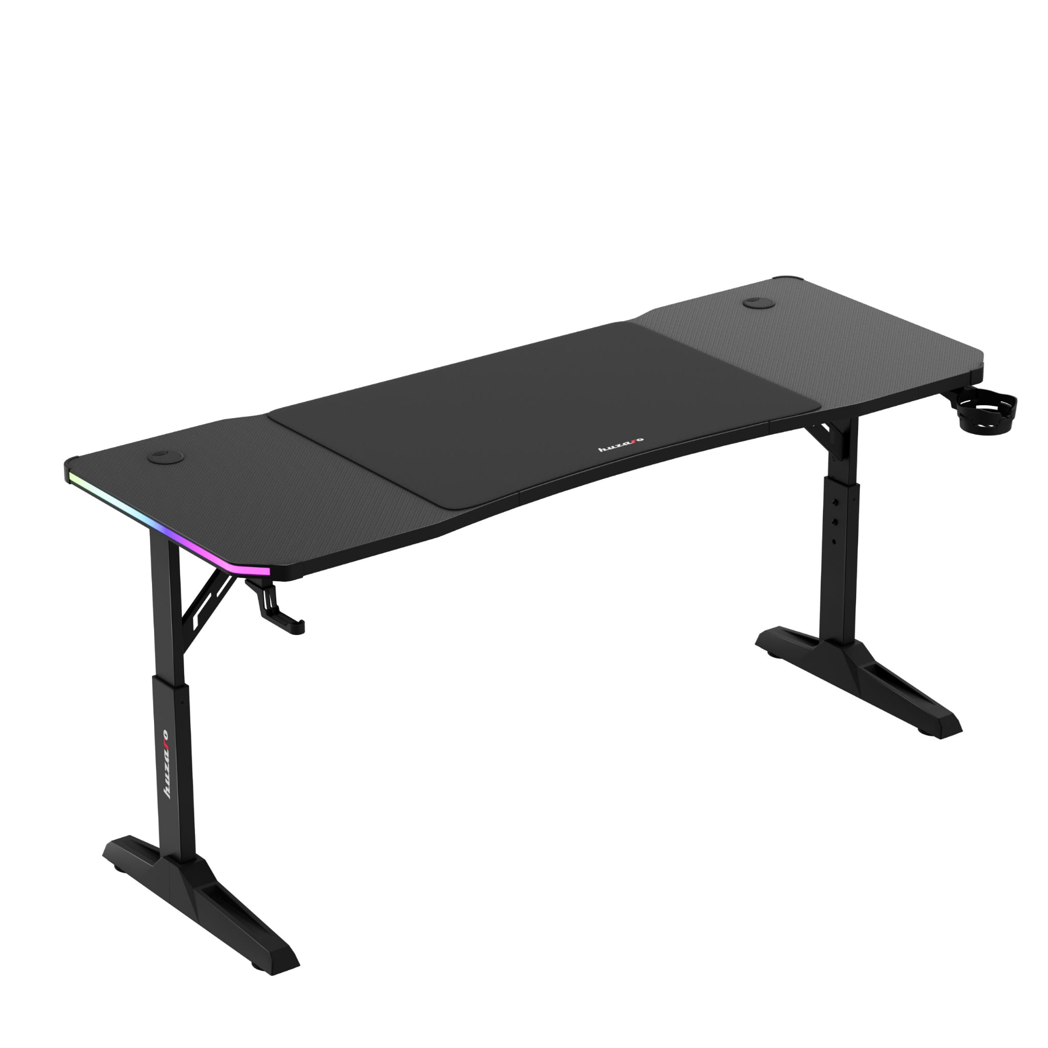 Escritorio para videojuegos Led Huzaro Hero 4.6 RGB Negro 160 cm