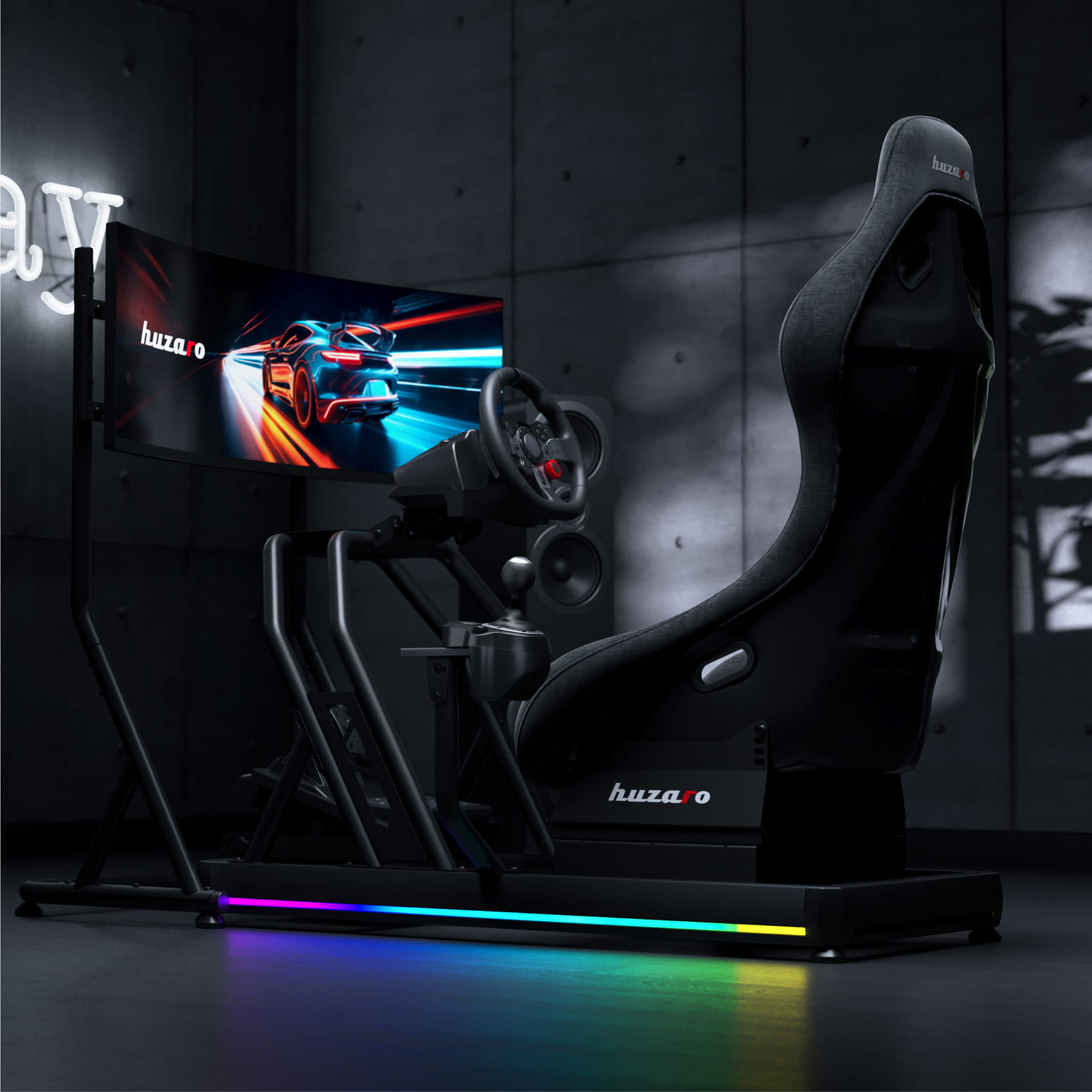 Soporte para televisor Huzaro Speed 9.1 para sim racing