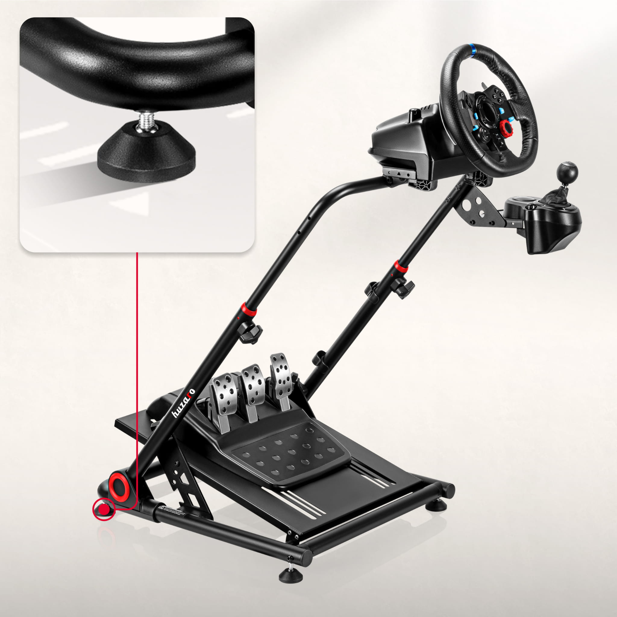 Soporte para volante HUZARO SPEED 3.0 para sim racing