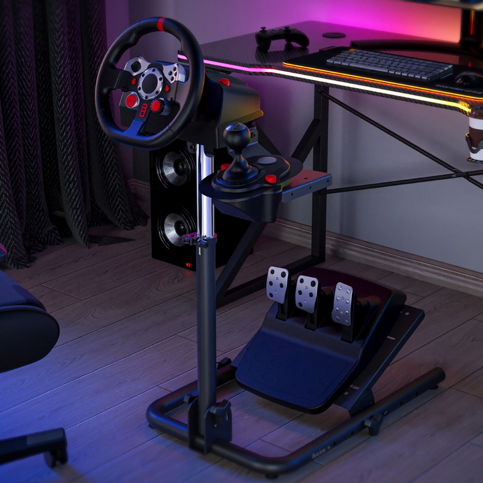 Soporte para volante Huzaro SPEED 2.0 para sim racing