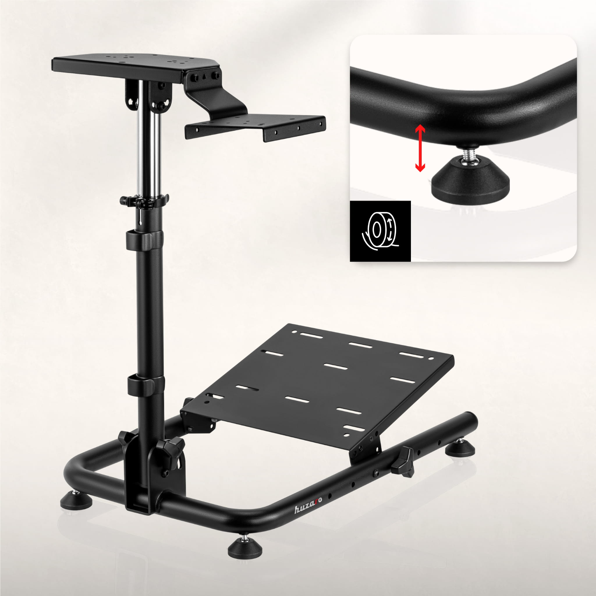 Soporte para volante Huzaro SPEED 2.0 para sim racing