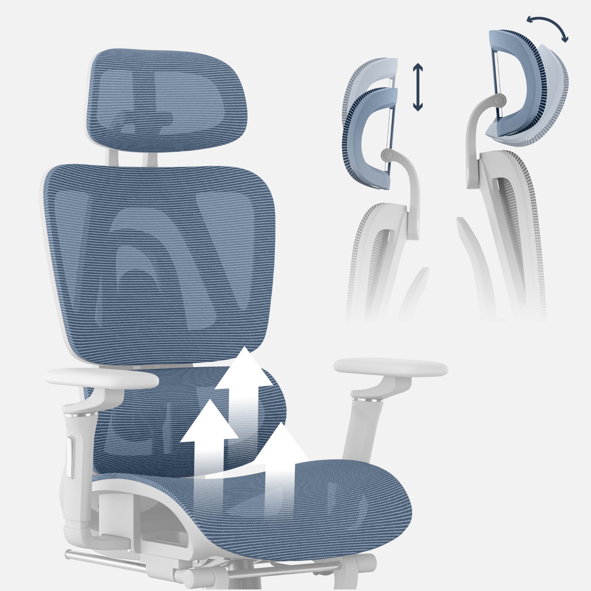 Sillón ergonómico Mark Adler Expert 7.9 Grey