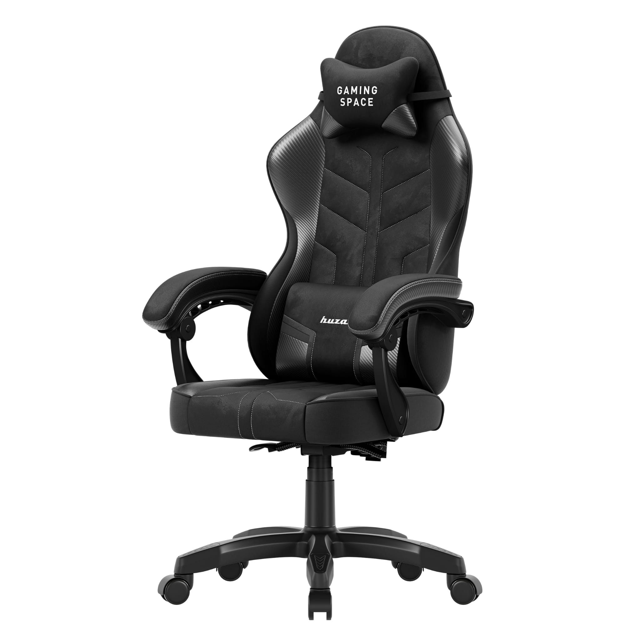 Sillón gaming de terciopelo Huzaro Force 2.7 Black Carbon