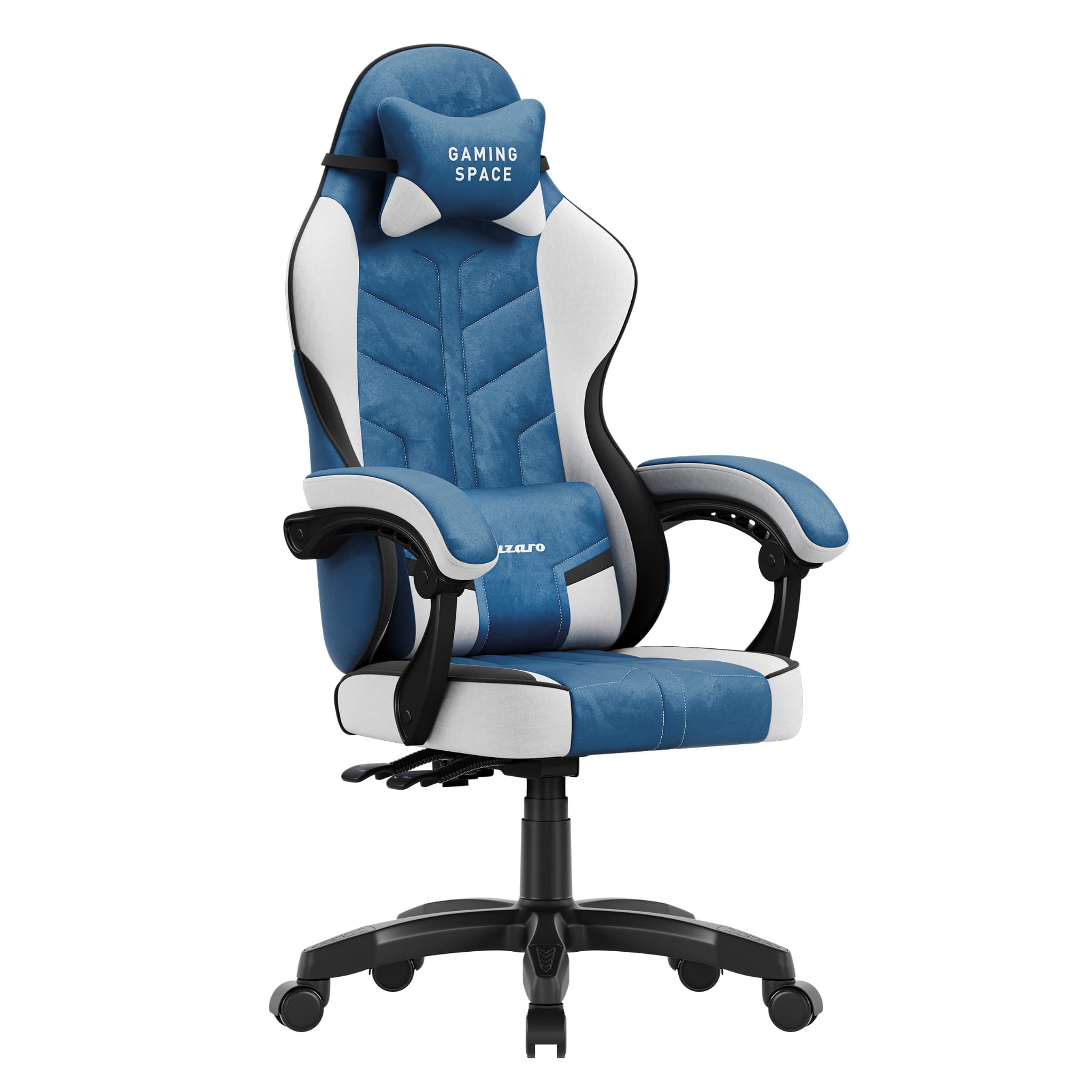 Sillón gaming de terciopelo Huzaro Force 2.7 Blue