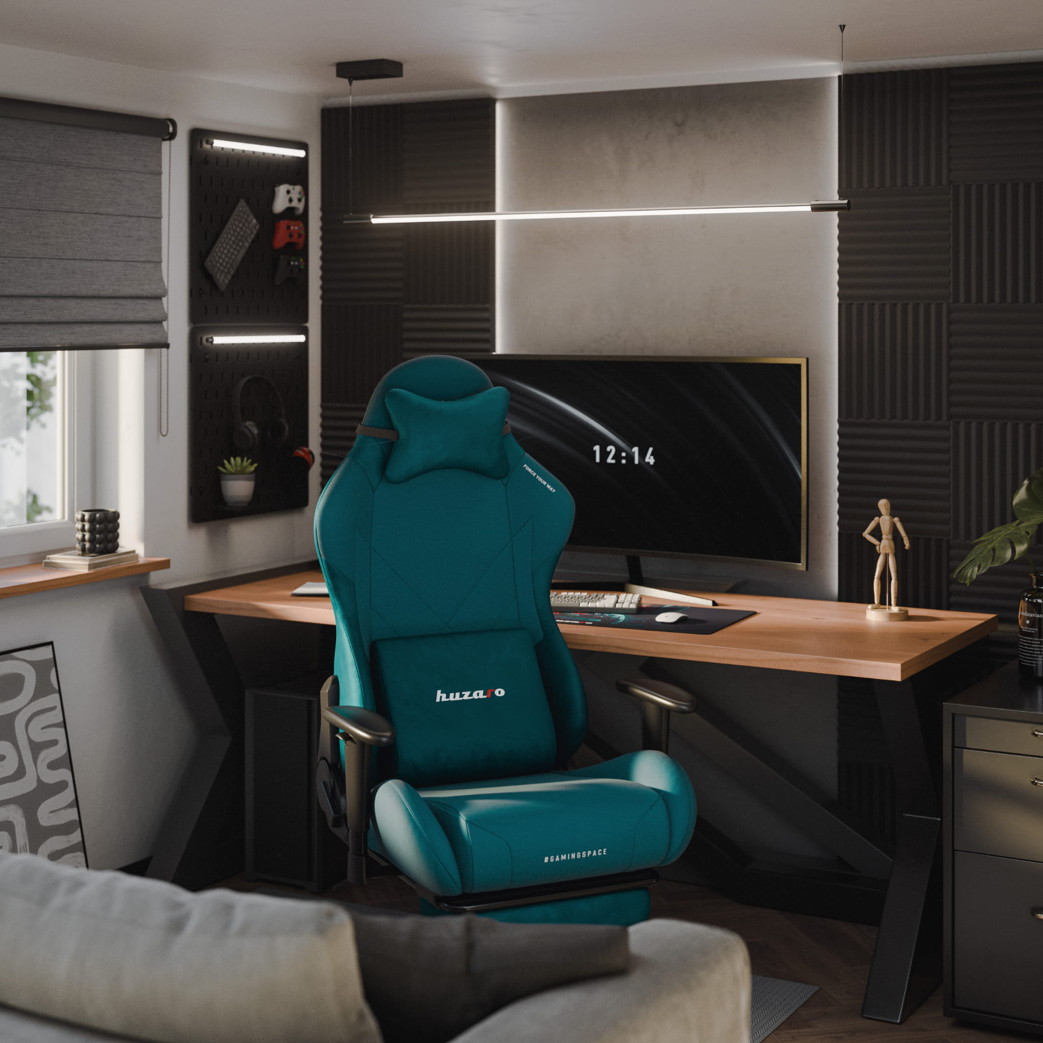Sillón gaming Huzaro Force 5.7 Teal