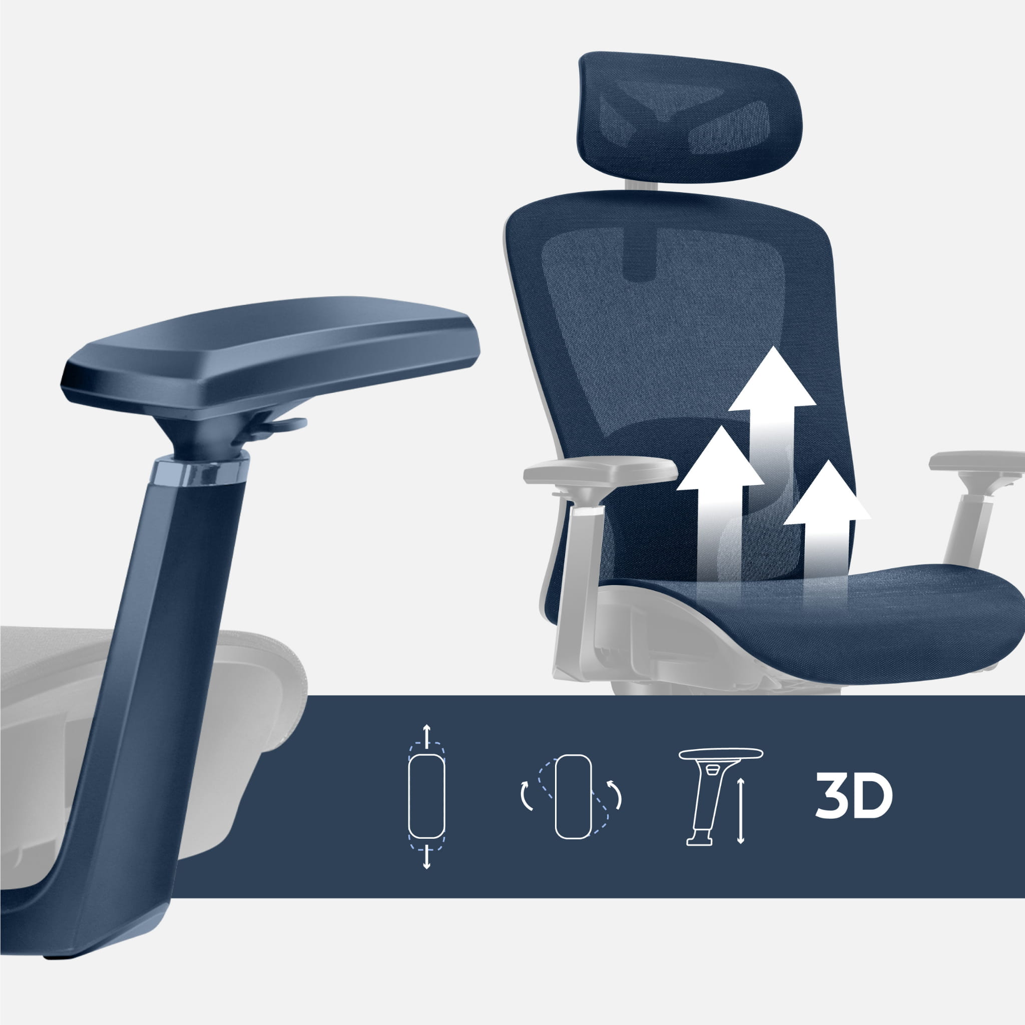 Sillón ergonómico Mark Adler Expert 5.3 Black Mesh