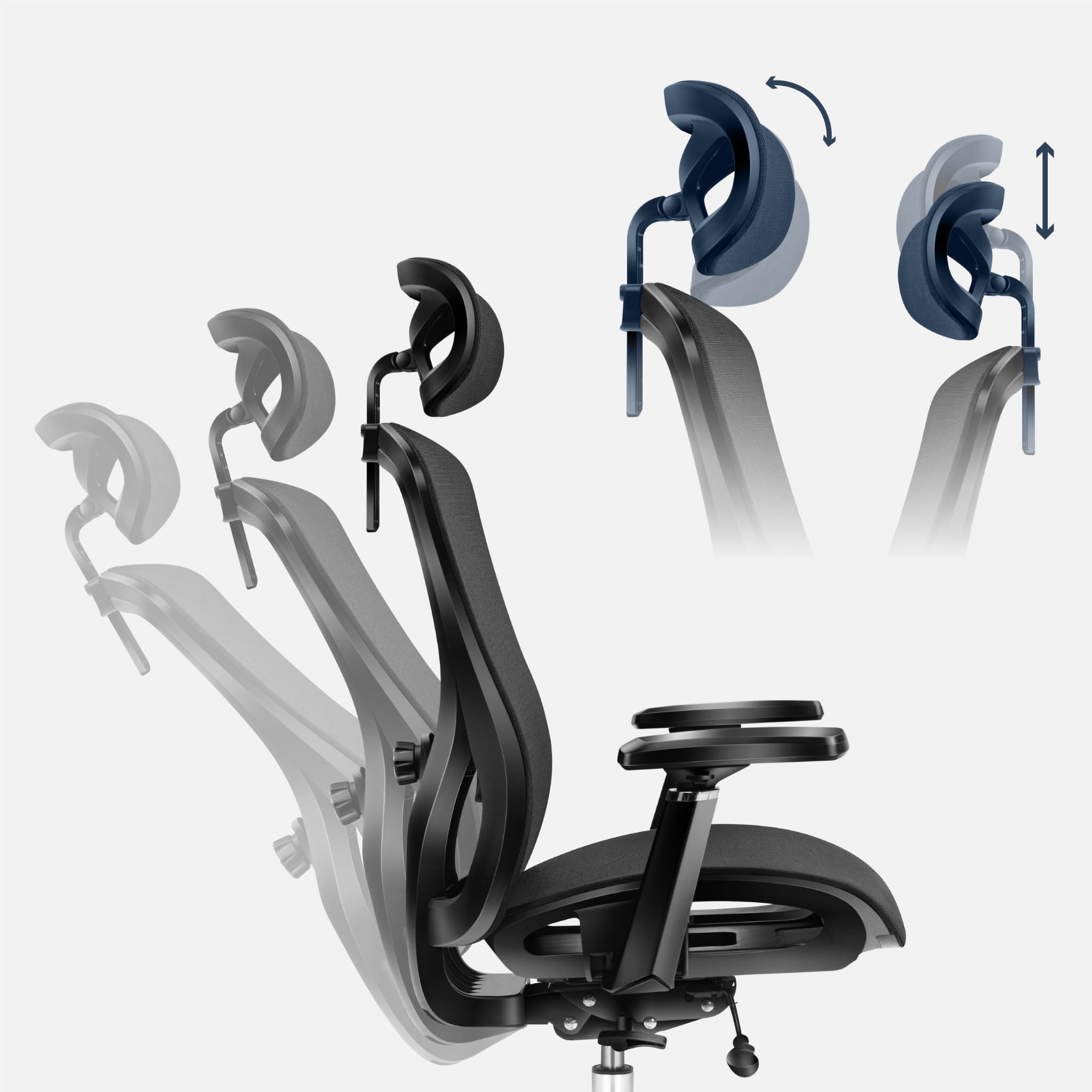 Sillón ergonómico Mark Adler Expert 5.3 Black Mesh