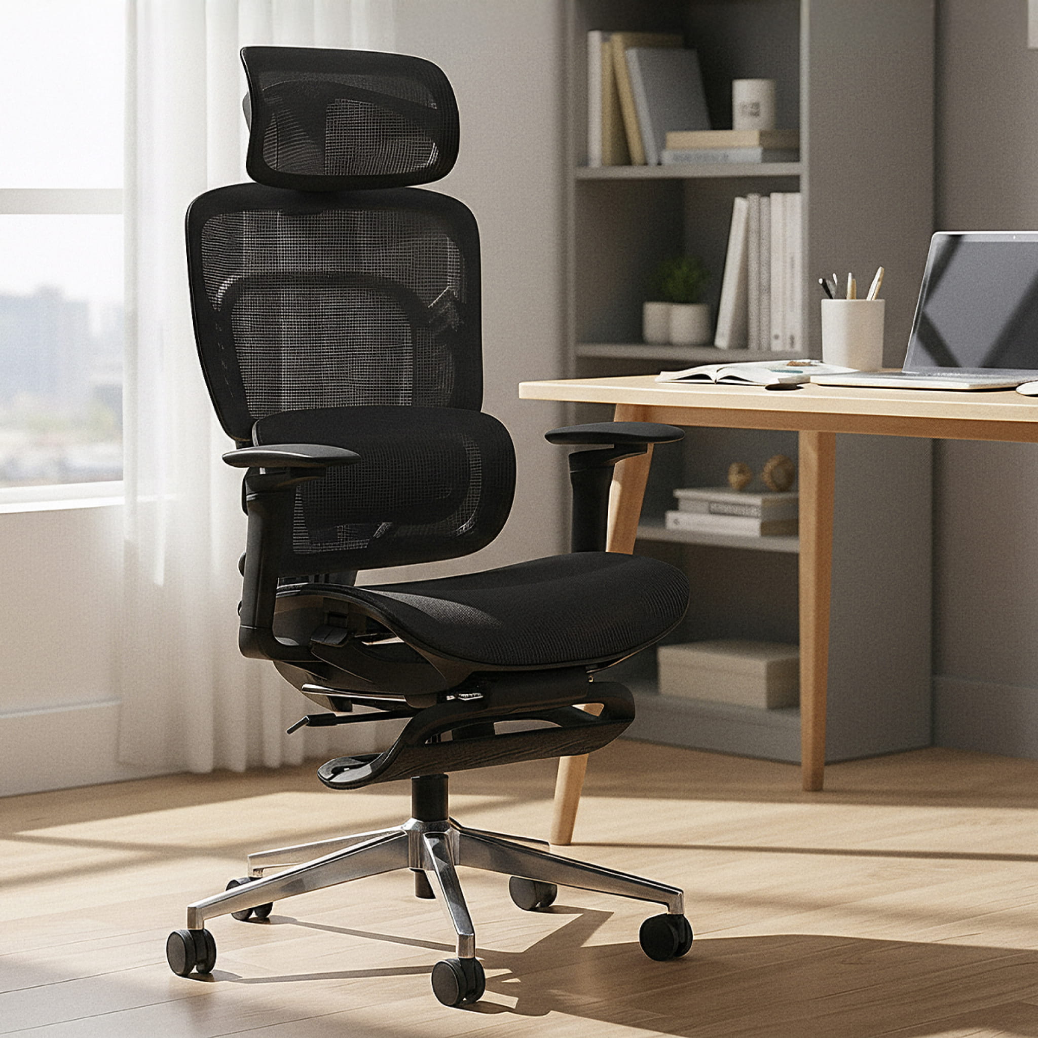 Sillón de oficina con función de masaje Mark Adler Visioner 8.3 Black