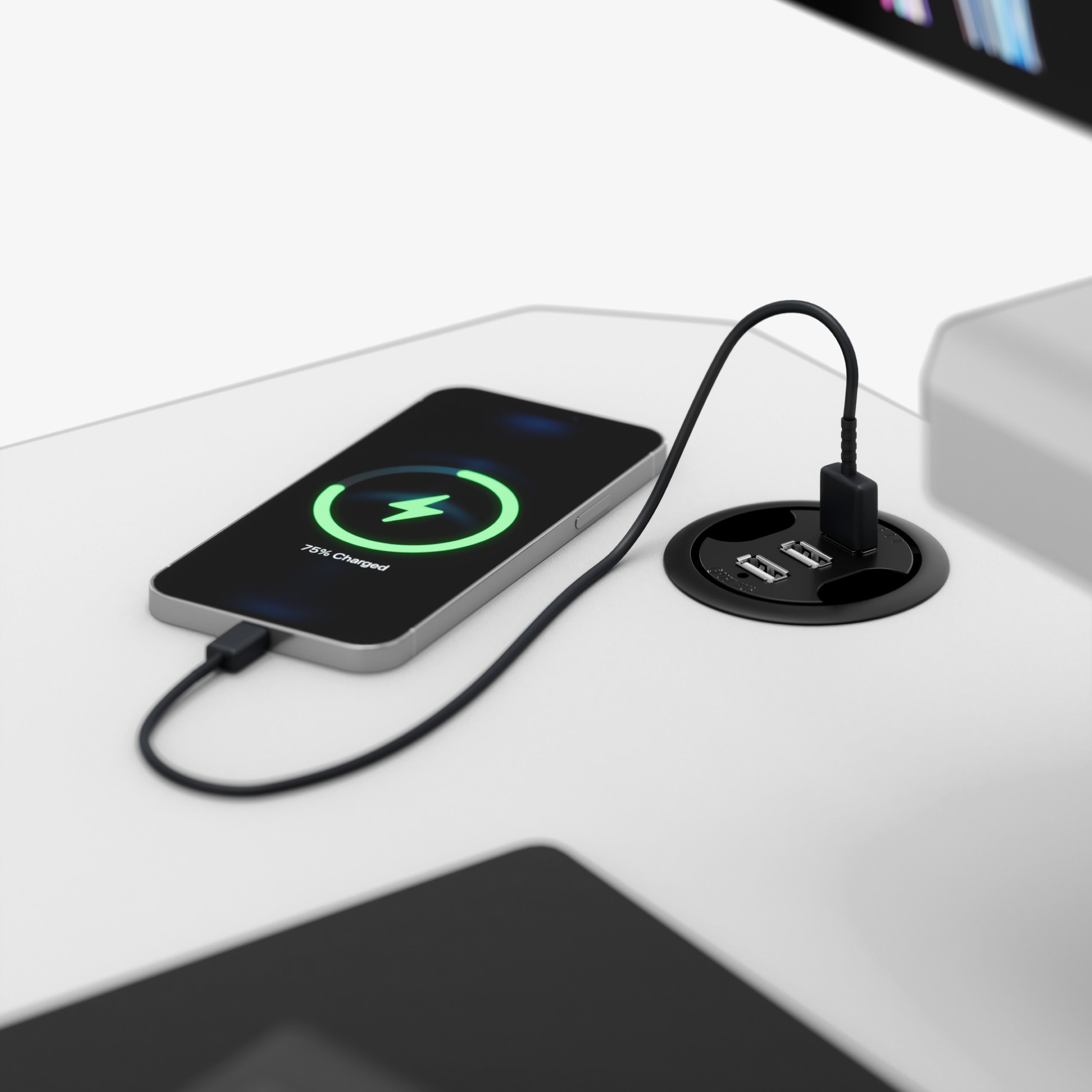 Cargador USB integrado