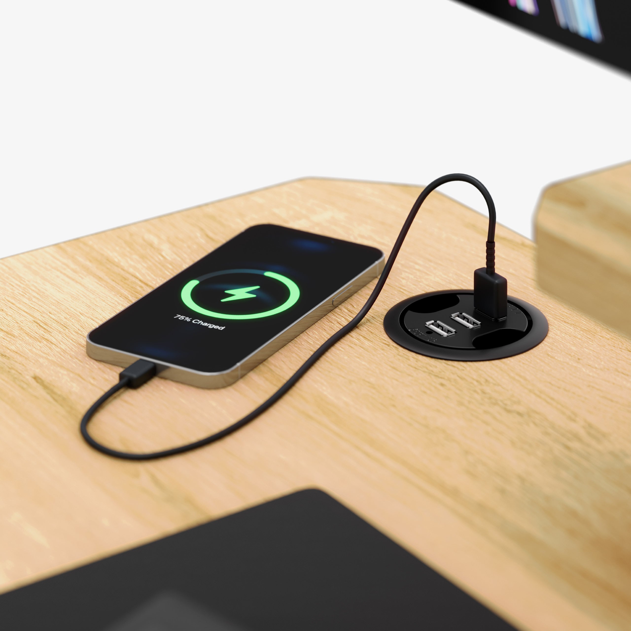 Cargador USB integrado