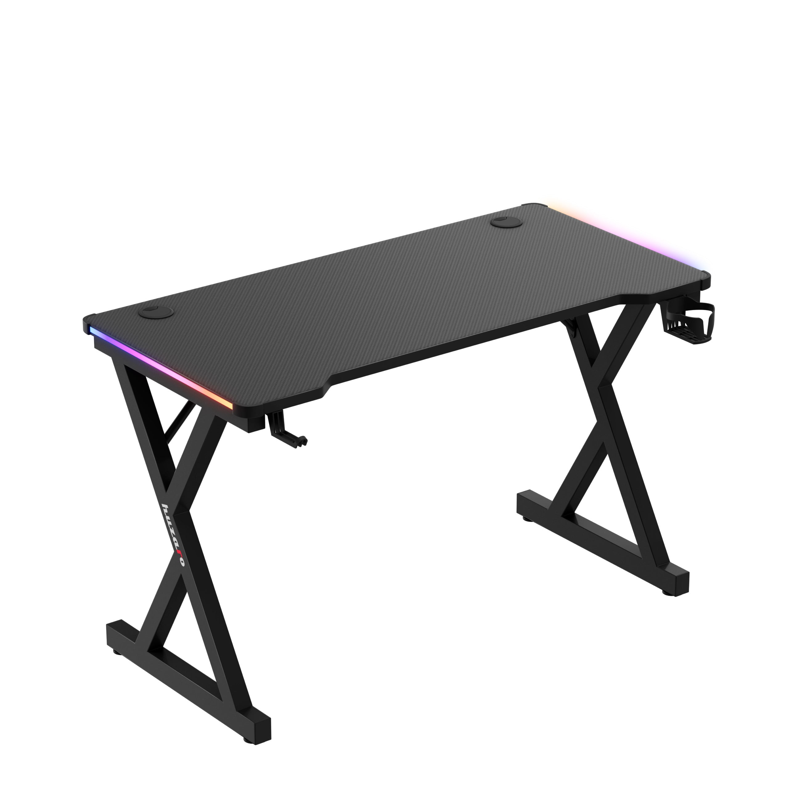 Escritorio gaming LED Huzaro Hero 2.3 RGB de 120 cm